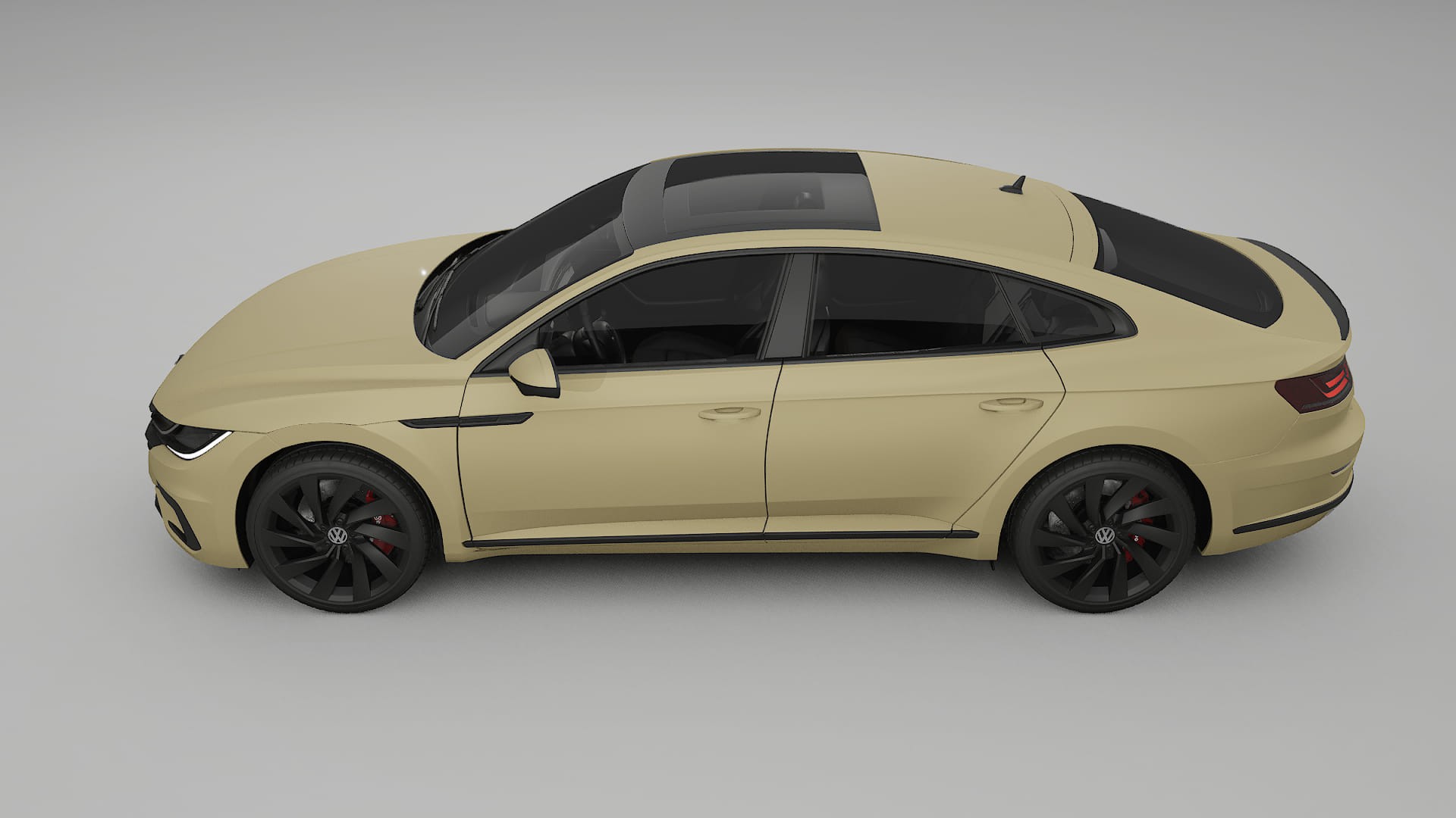 VW Arteon R 3H prefacelift pre LCI TPU Lakbeschermingsfolie | SAND Kleurveranderende PPF – Volledig Voorgesneden Kit
