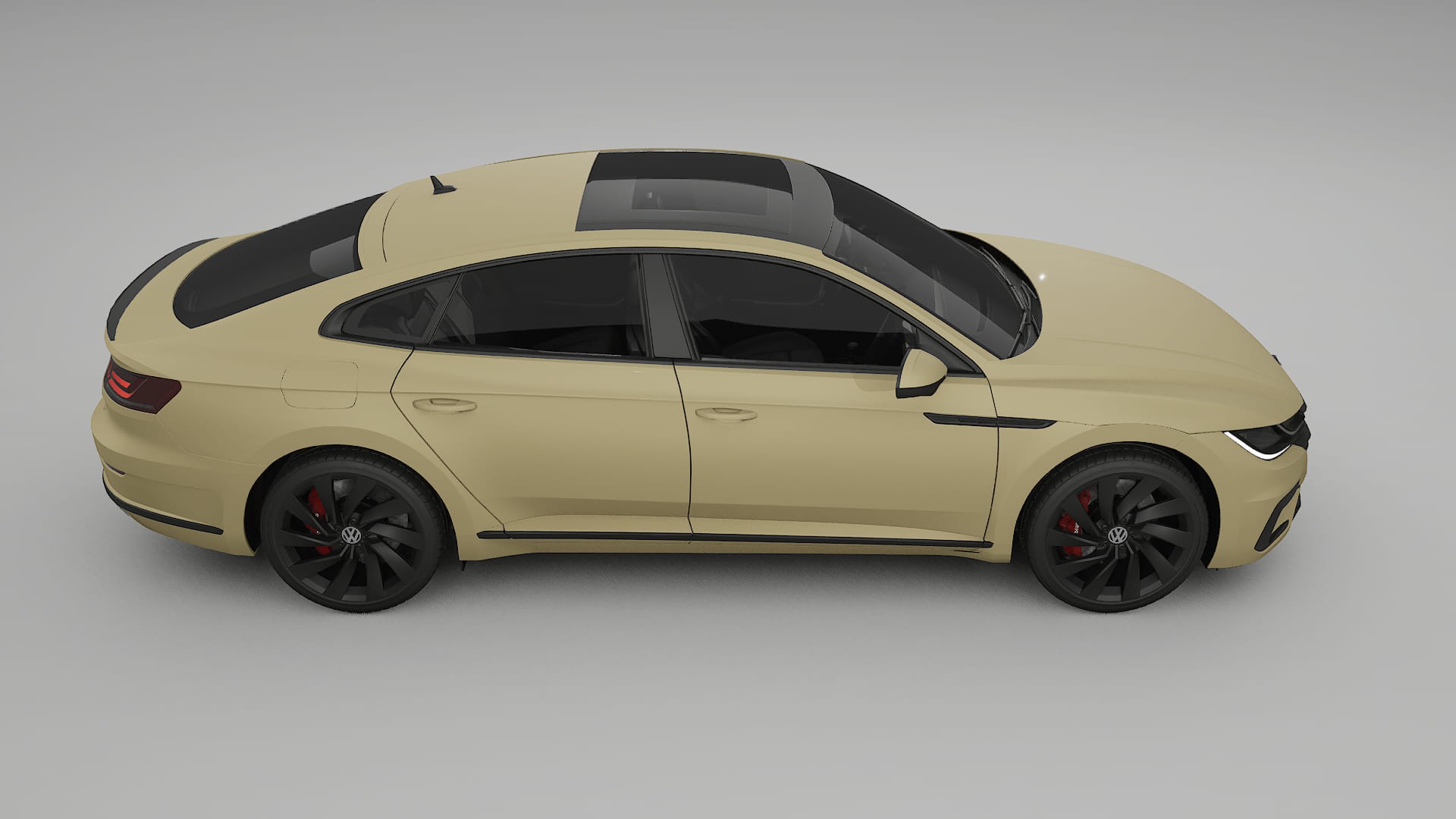 VW Arteon R 3H prefacelift pre LCI TPU Lakbeschermingsfolie | SAND Kleurveranderende PPF – Volledig Voorgesneden Kit