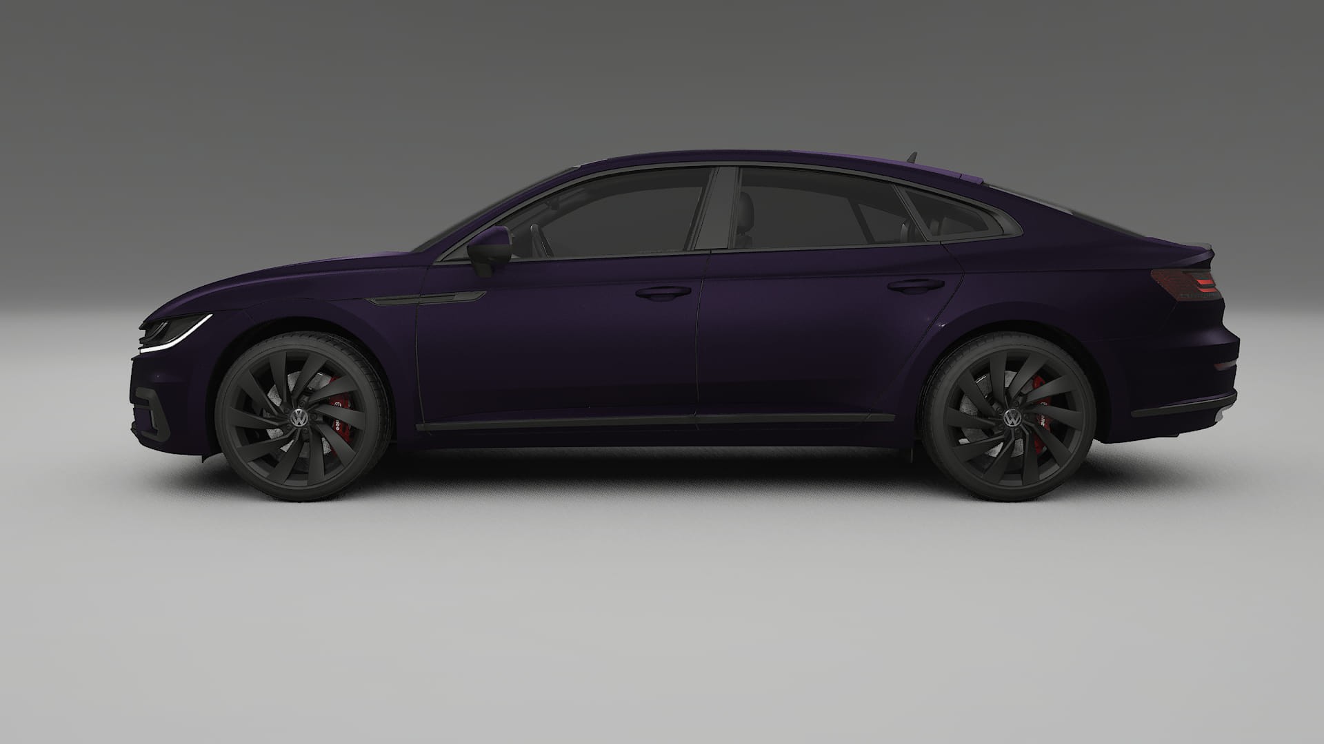 VW Arteon R 3H prefacelift pre LCI TPU Lakbeschermingsfolie | VIOLET Kleurveranderende PPF – Volledig Voorgesneden Kit