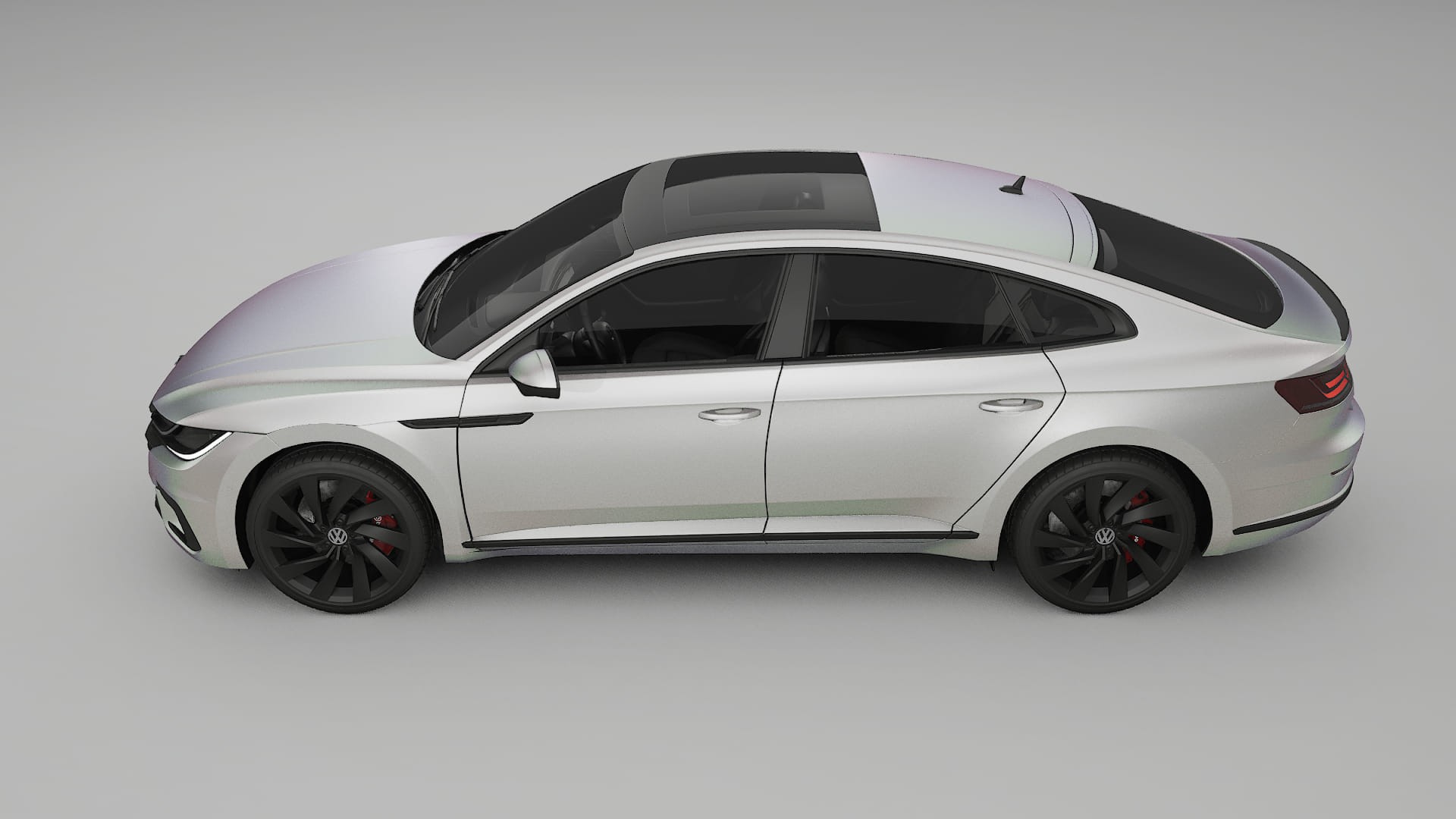 VW Arteon R 3H prefacelift pre LCI TPU Lakbeschermingsfolie | NEBULA Kleurveranderende PPF – Volledig Voorgesneden Kit