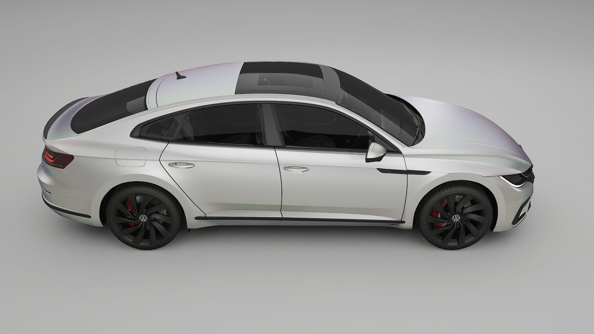 VW Arteon R 3H prefacelift pre LCI TPU Lakbeschermingsfolie | NEBULA Kleurveranderende PPF – Volledig Voorgesneden Kit