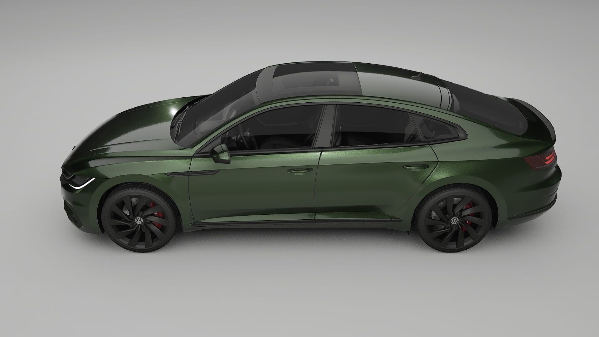 VW Arteon R 3H prefacelift pre LCI TPU Lakbeschermingsfolie | LAGOON Kleurveranderende PPF – Volledig Voorgesneden Kit