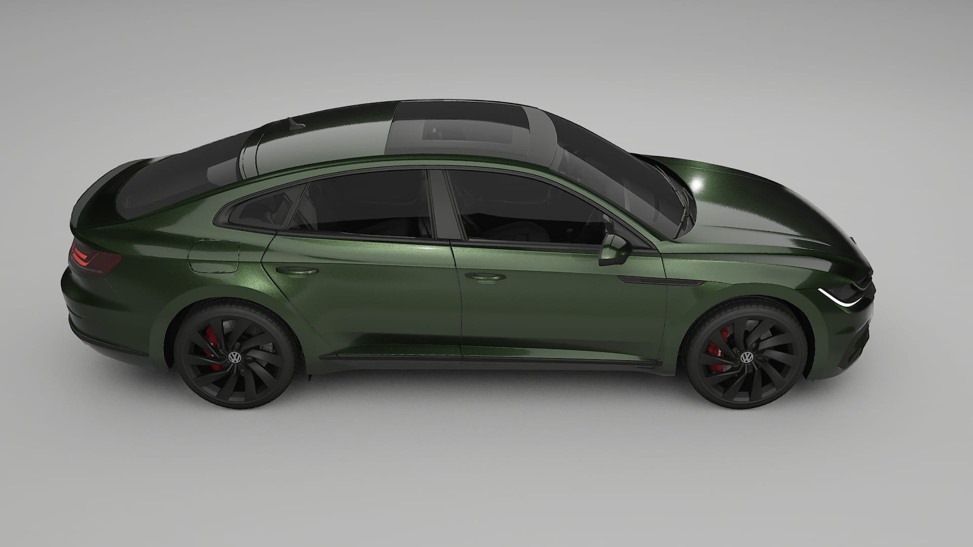 VW Arteon R 3H prefacelift pre LCI TPU Lakbeschermingsfolie | LAGOON Kleurveranderende PPF – Volledig Voorgesneden Kit