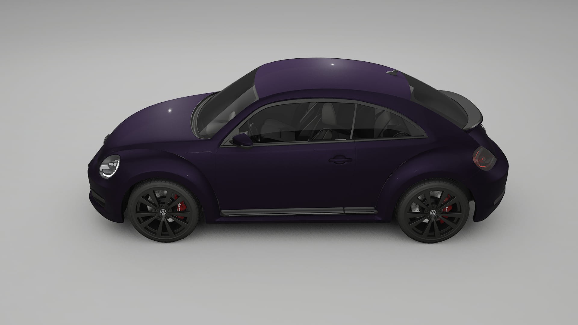 VW Beetle A5 prefacelift pre LCI TPU Lakbeschermingsfolie | VIOLET Kleurveranderende PPF – Volledig Voorgesneden Kit