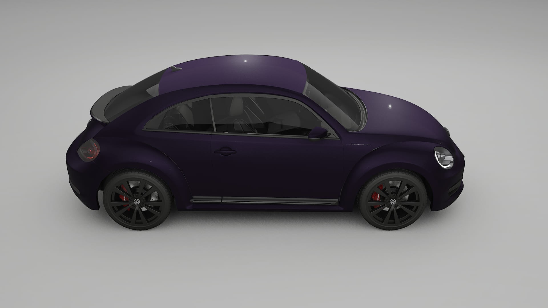 VW Beetle A5 prefacelift pre LCI TPU Lakbeschermingsfolie | VIOLET Kleurveranderende PPF – Volledig Voorgesneden Kit