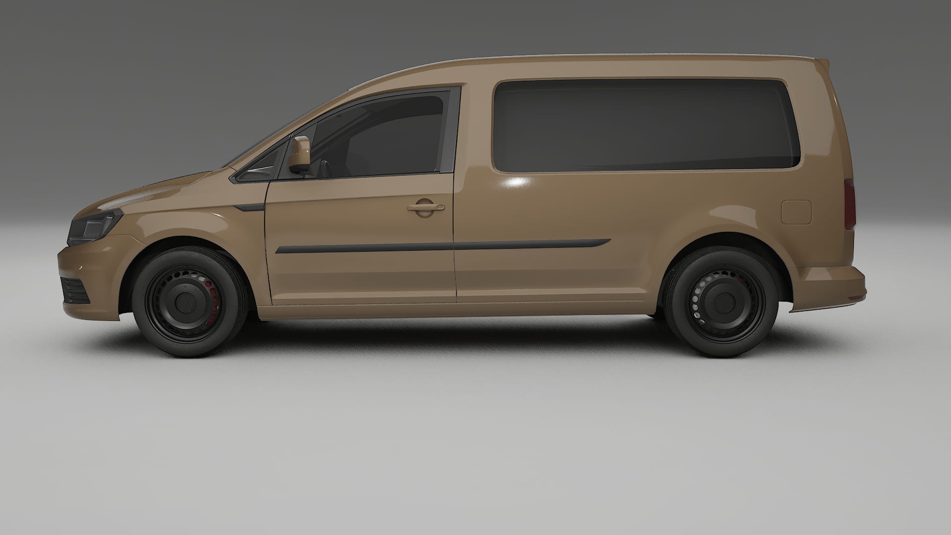 VW Caddy Maxi SB TPU Lakbeschermingsfolie | SAHARA Kleurveranderende PPF – Volledig Voorgesneden Kit