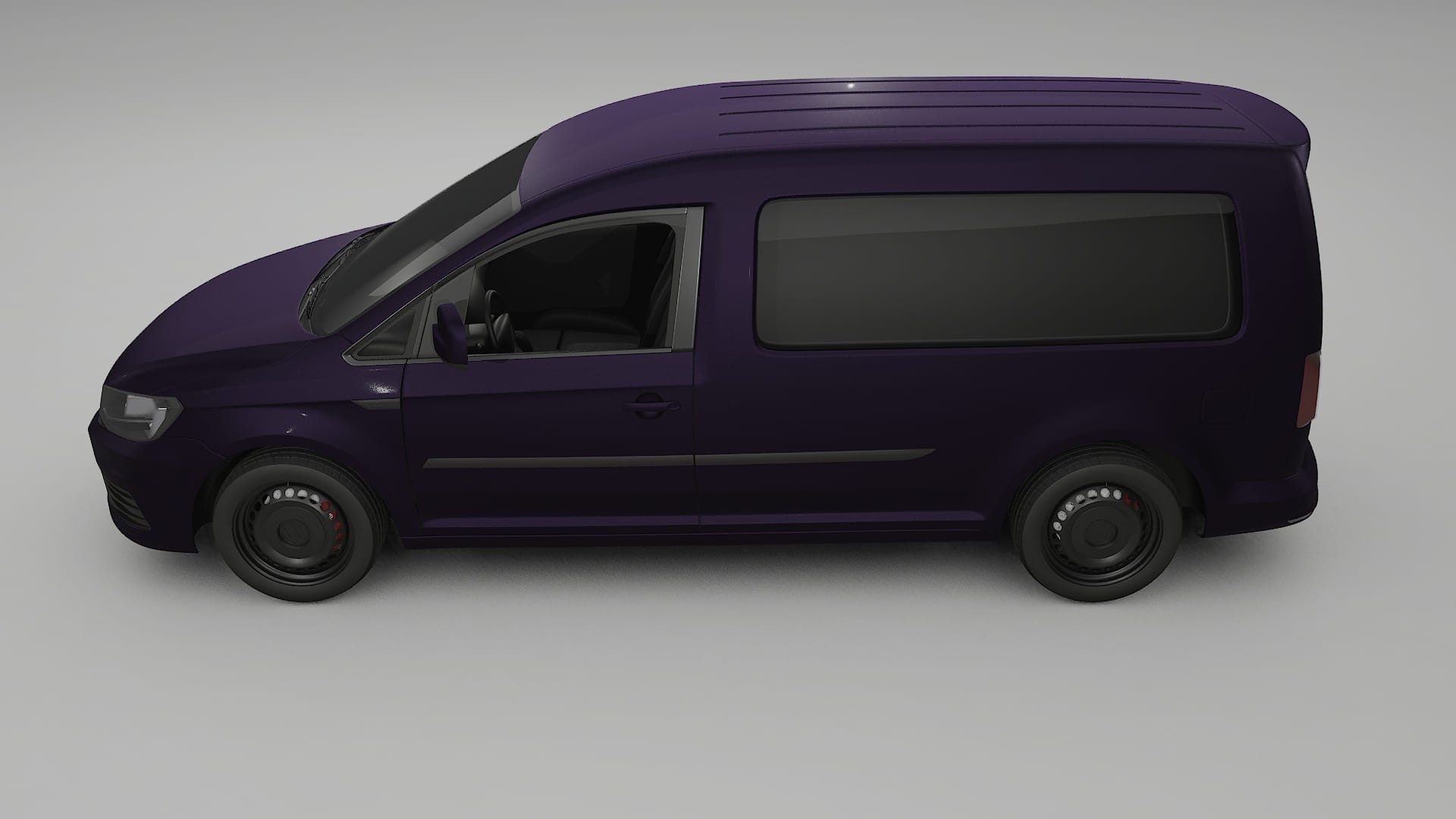 VW Caddy Maxi SB TPU Lakbeschermingsfolie | VIOLET Kleurveranderende PPF – Volledig Voorgesneden Kit