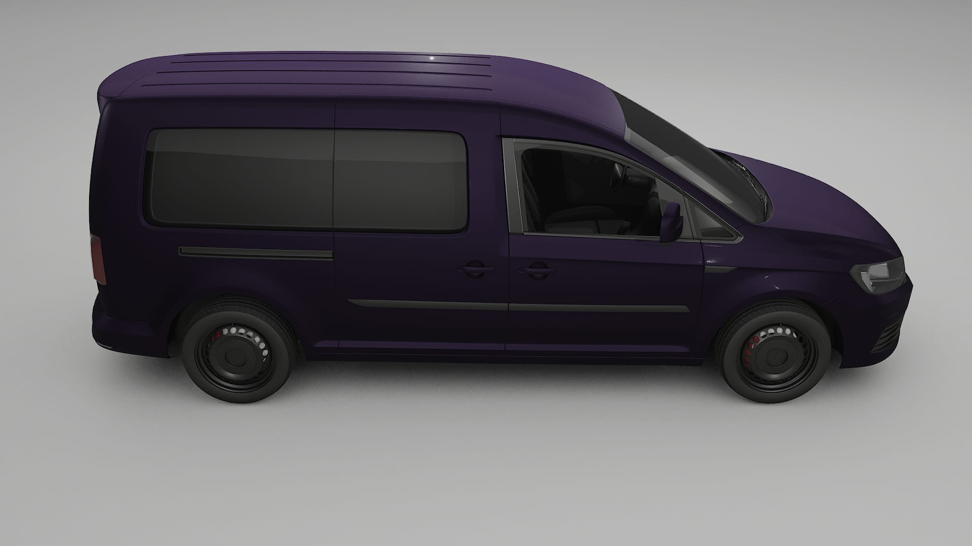 VW Caddy Maxi SB TPU Lakbeschermingsfolie | VIOLET Kleurveranderende PPF – Volledig Voorgesneden Kit