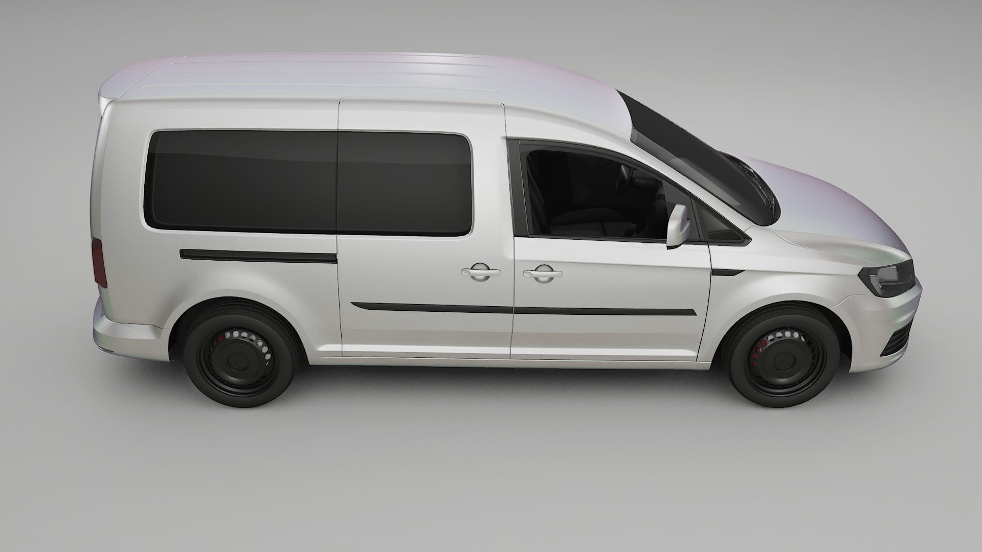 VW Caddy Maxi SB TPU Lakbeschermingsfolie | NEBULA Kleurveranderende PPF – Volledig Voorgesneden Kit