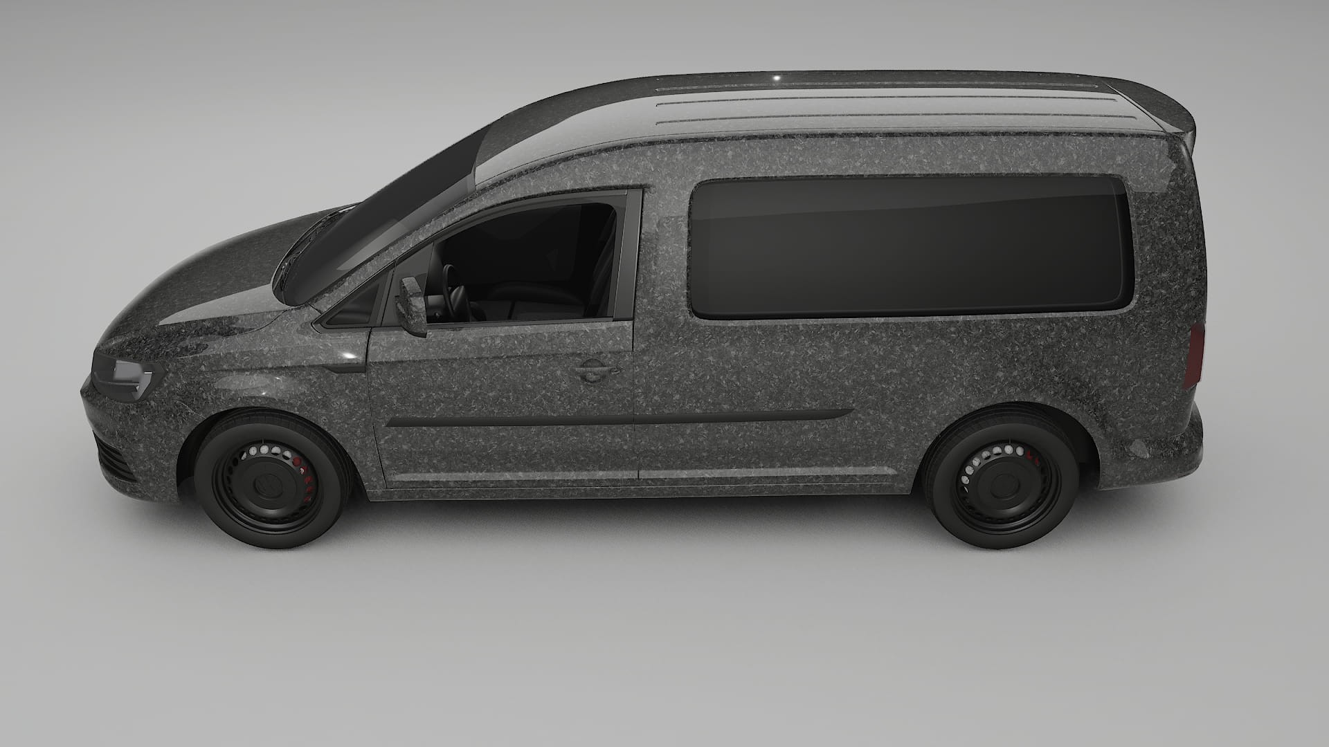 VW Caddy Maxi SB TPU Lakbeschermingsfolie | FORGED S Kleurveranderende PPF – Volledig Voorgesneden Kit