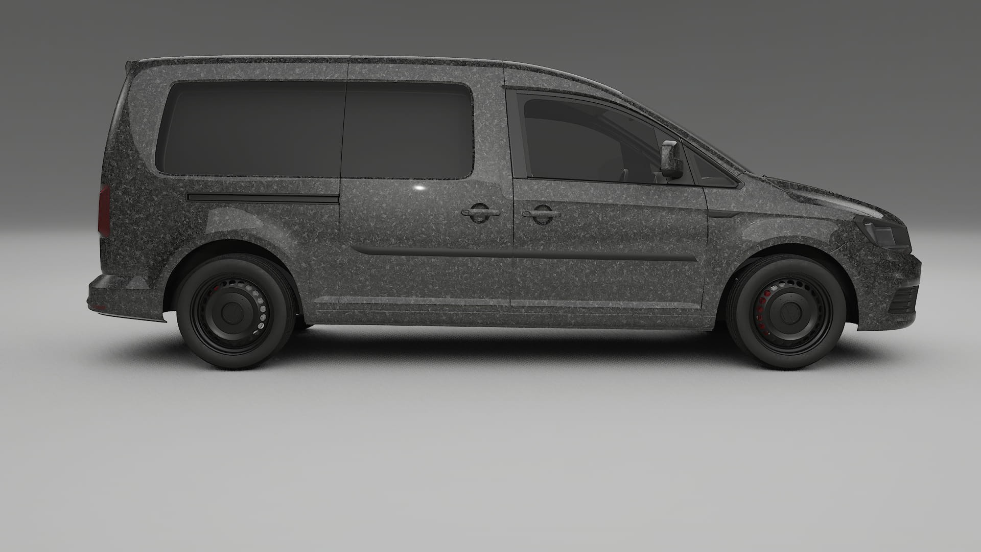 VW Caddy Maxi SB TPU Lakbeschermingsfolie | FORGED S Kleurveranderende PPF – Volledig Voorgesneden Kit