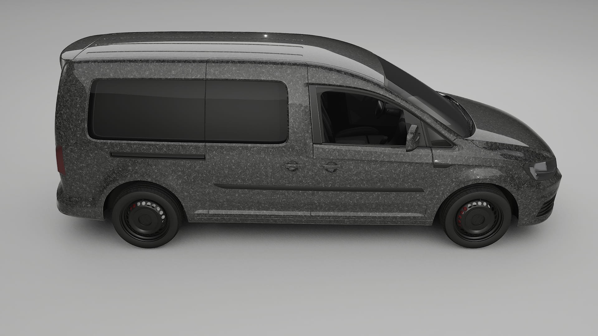 VW Caddy Maxi SB TPU Lakbeschermingsfolie | FORGED S Kleurveranderende PPF – Volledig Voorgesneden Kit