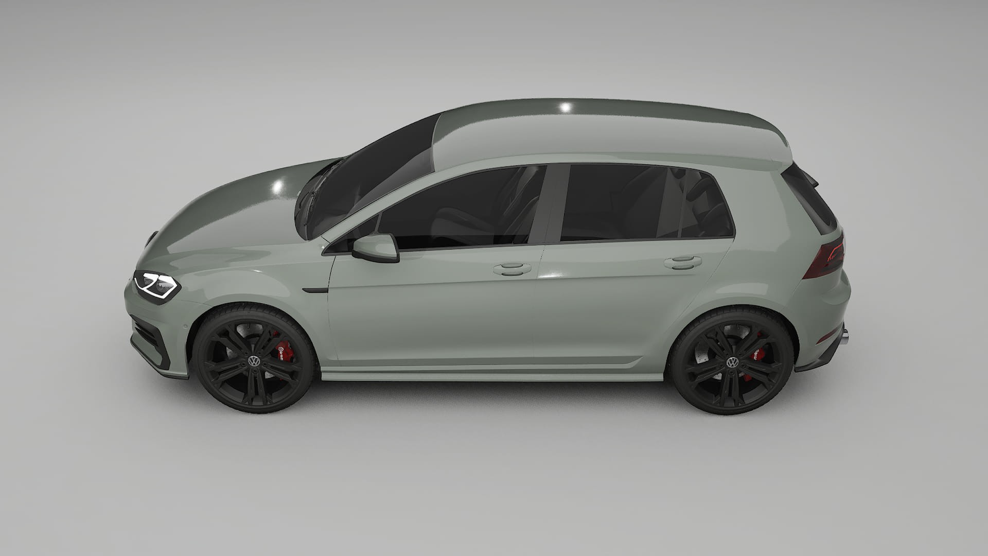 VW Golf Mk7 TPU Lakbeschermingsfolie | SLATE Kleurveranderende PPF – Volledig Voorgesneden Kit