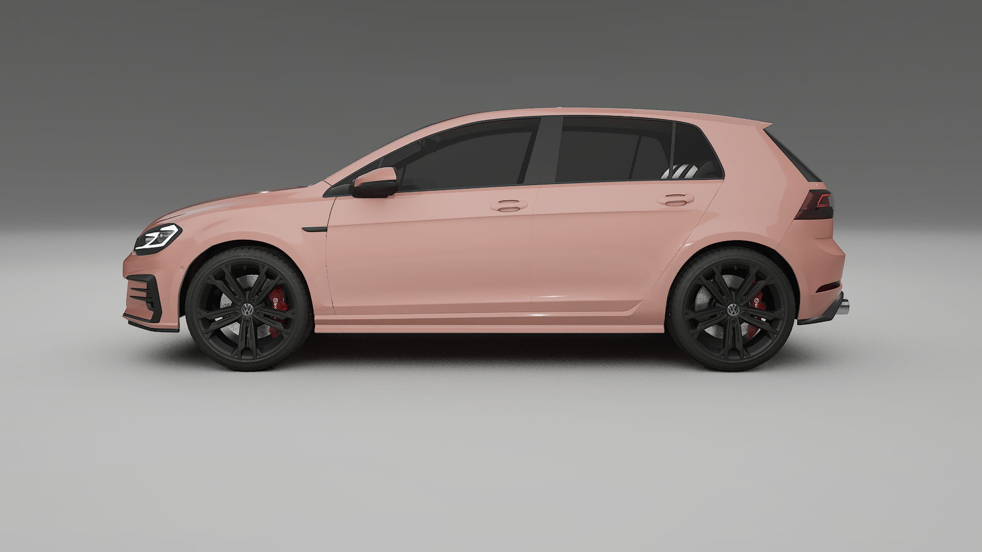 VW Golf Mk7 TPU Lakbeschermingsfolie | BLUSH Kleurveranderende PPF – Volledig Voorgesneden Kit