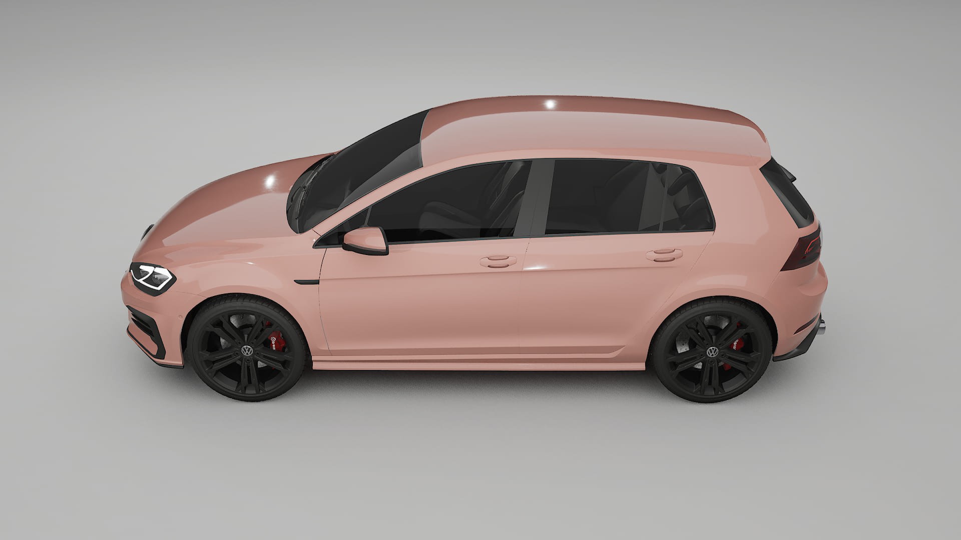 VW Golf Mk7 TPU Lakbeschermingsfolie | BLUSH Kleurveranderende PPF – Volledig Voorgesneden Kit