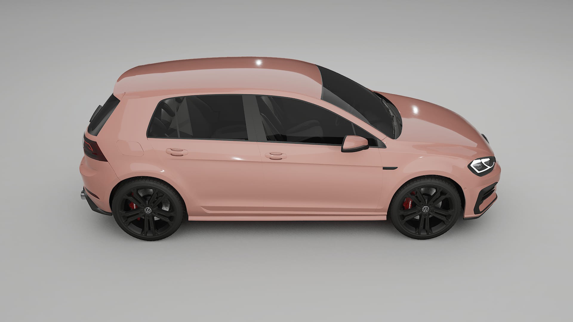 VW Golf Mk7 TPU Lakbeschermingsfolie | BLUSH Kleurveranderende PPF – Volledig Voorgesneden Kit