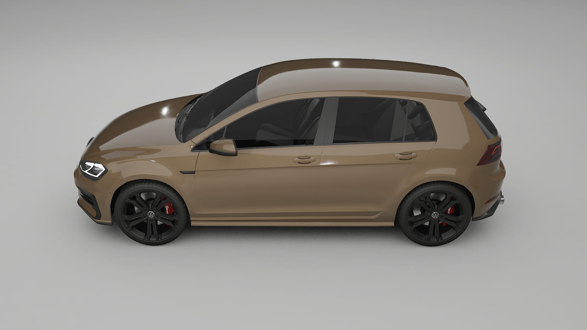 VW Golf Mk7 TPU Lakbeschermingsfolie | SAHARA Kleurveranderende PPF – Volledig Voorgesneden Kit