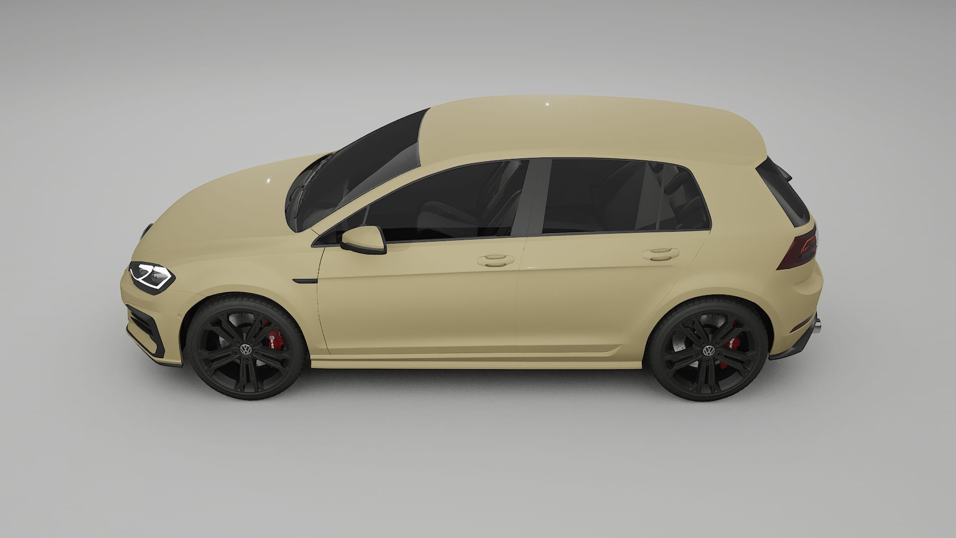 VW Golf Mk7 TPU Lakbeschermingsfolie | SAND Kleurveranderende PPF – Volledig Voorgesneden Kit