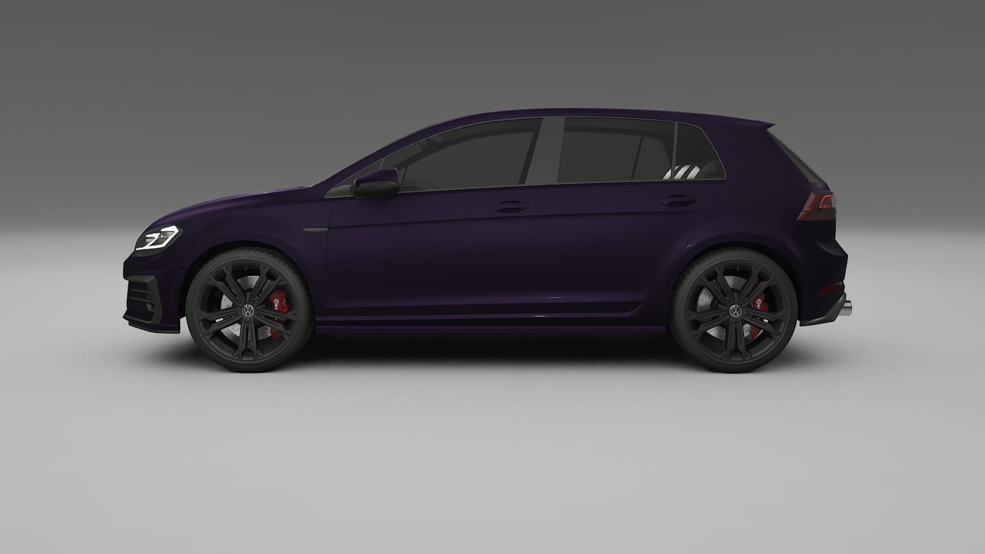 VW Golf Mk7 TPU Lakbeschermingsfolie | VIOLET Kleurveranderende PPF – Volledig Voorgesneden Kit