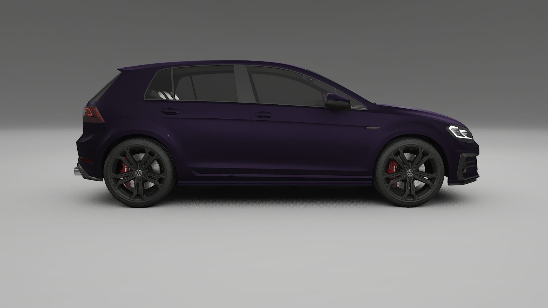 VW Golf Mk7 TPU Lakbeschermingsfolie | VIOLET Kleurveranderende PPF – Volledig Voorgesneden Kit