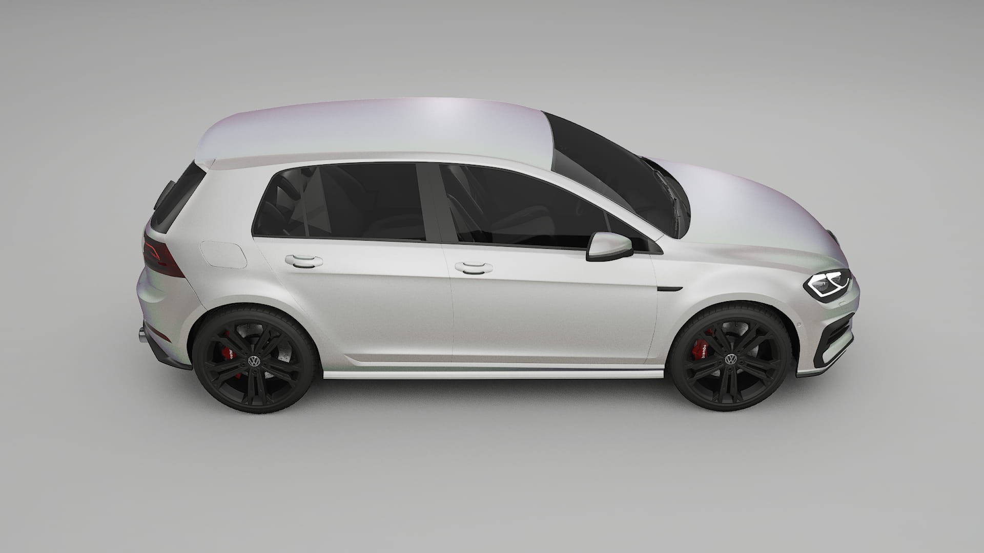 VW Golf Mk7 TPU Lakbeschermingsfolie | NEBULA Kleurveranderende PPF – Volledig Voorgesneden Kit