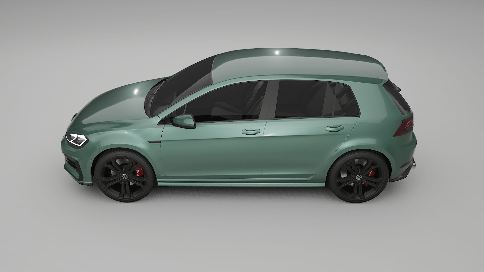 VW Golf Mk7 TPU Lakbeschermingsfolie | EVERGREEN Kleurveranderende PPF – Volledig Voorgesneden Kit