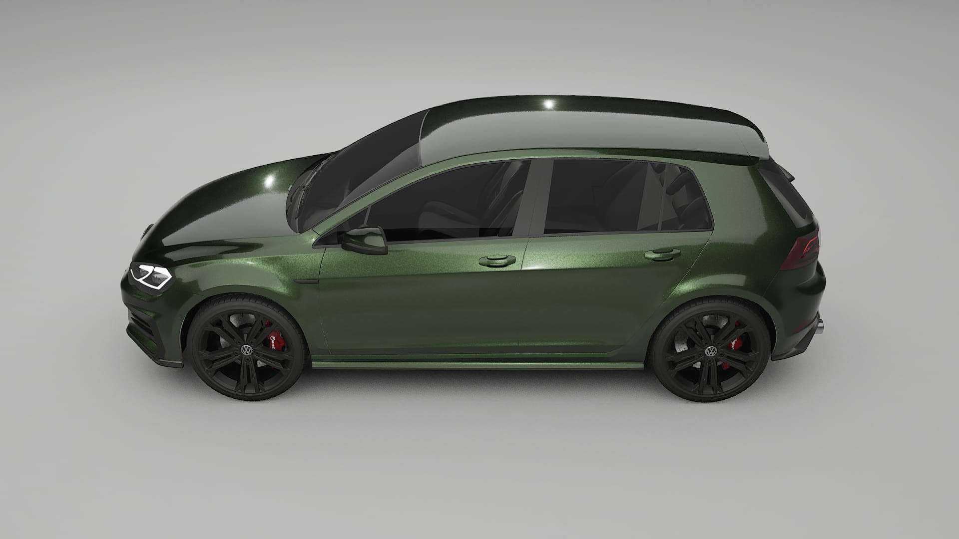 VW Golf Mk7 TPU Lakbeschermingsfolie | LAGOON Kleurveranderende PPF – Volledig Voorgesneden Kit