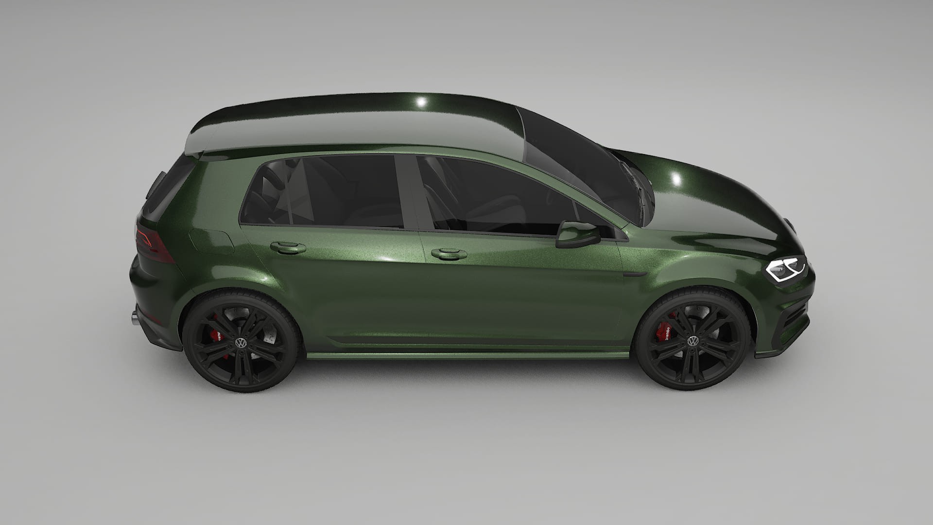 VW Golf Mk7 TPU Lakbeschermingsfolie | LAGOON Kleurveranderende PPF – Volledig Voorgesneden Kit