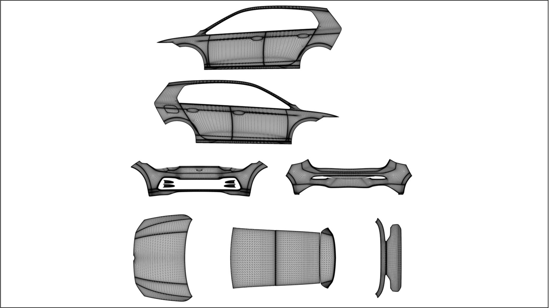 VW Golf Mk8 TPU Lakbeschermingsfolie | SLATE Kleurveranderende PPF – Volledig Voorgesneden Kit
