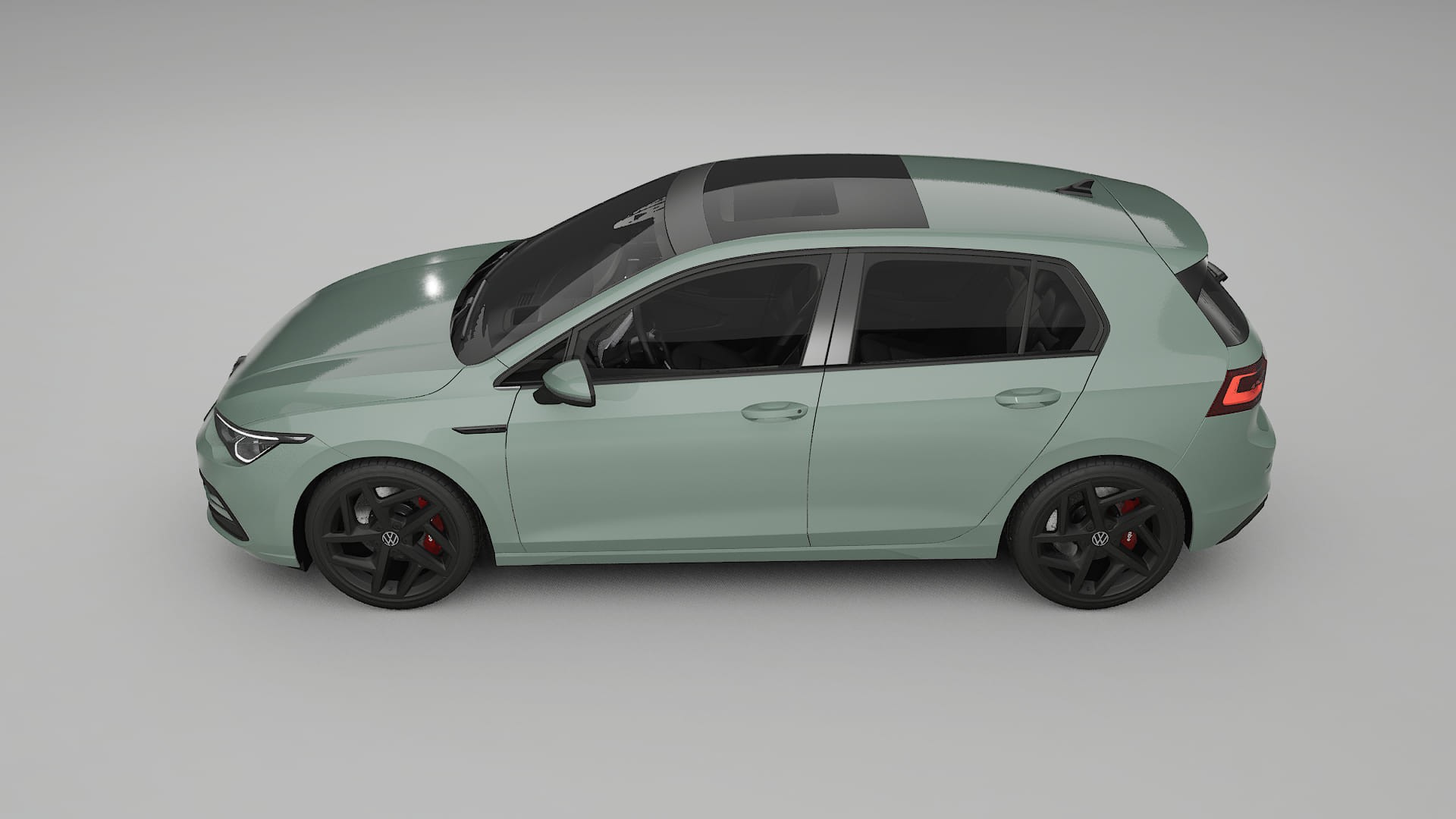 VW Golf Mk8 TPU Lakbeschermingsfolie | CINDER Kleurveranderende PPF – Volledig Voorgesneden Kit