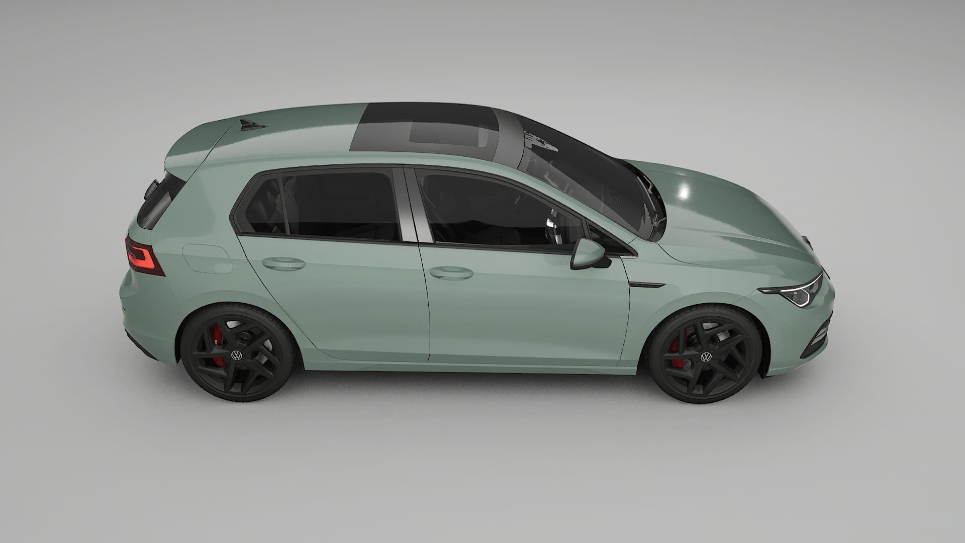 VW Golf Mk8 TPU Lakbeschermingsfolie | CINDER Kleurveranderende PPF – Volledig Voorgesneden Kit