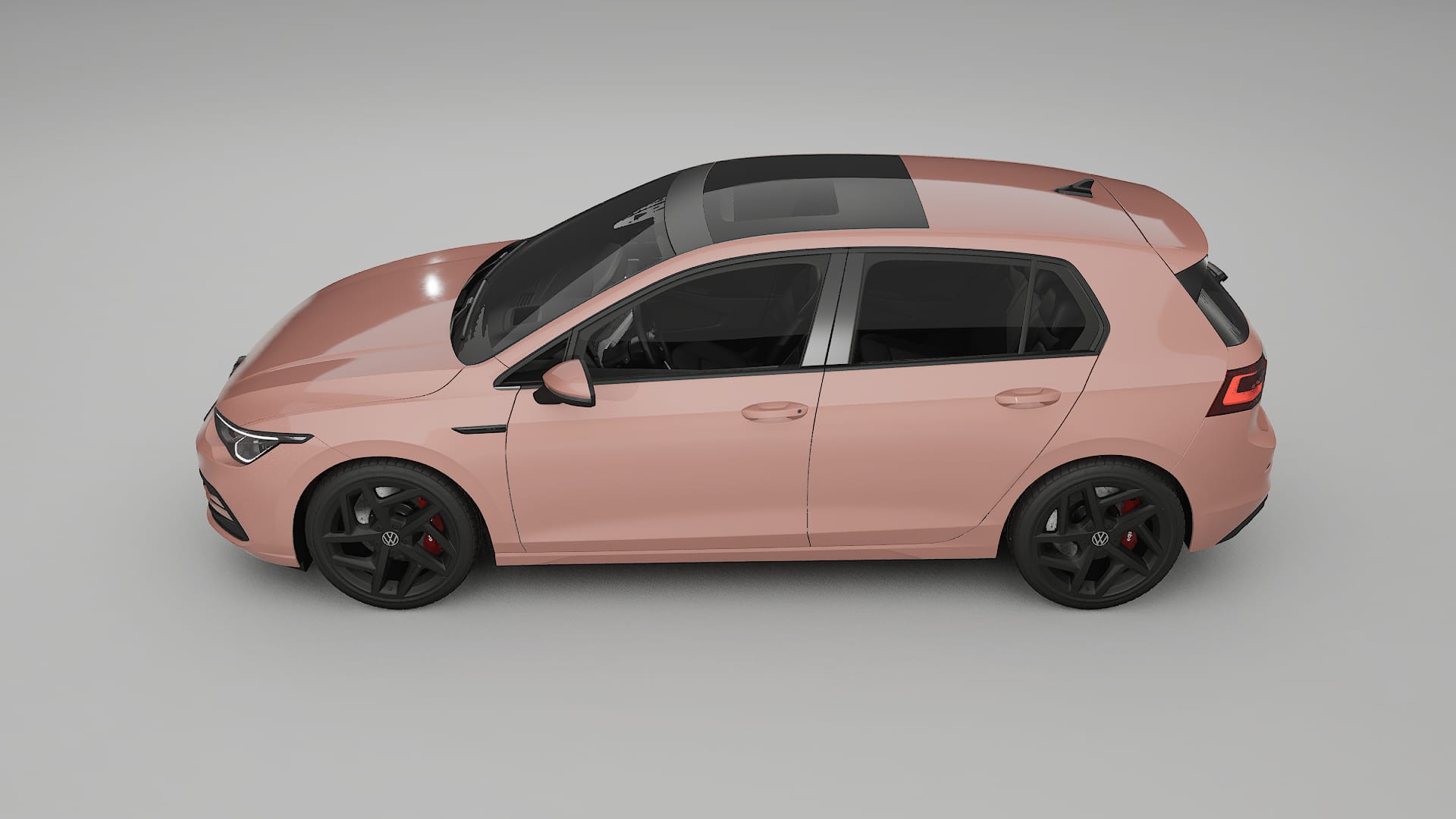 VW Golf Mk8 TPU Lakbeschermingsfolie | BLUSH Kleurveranderende PPF – Volledig Voorgesneden Kit