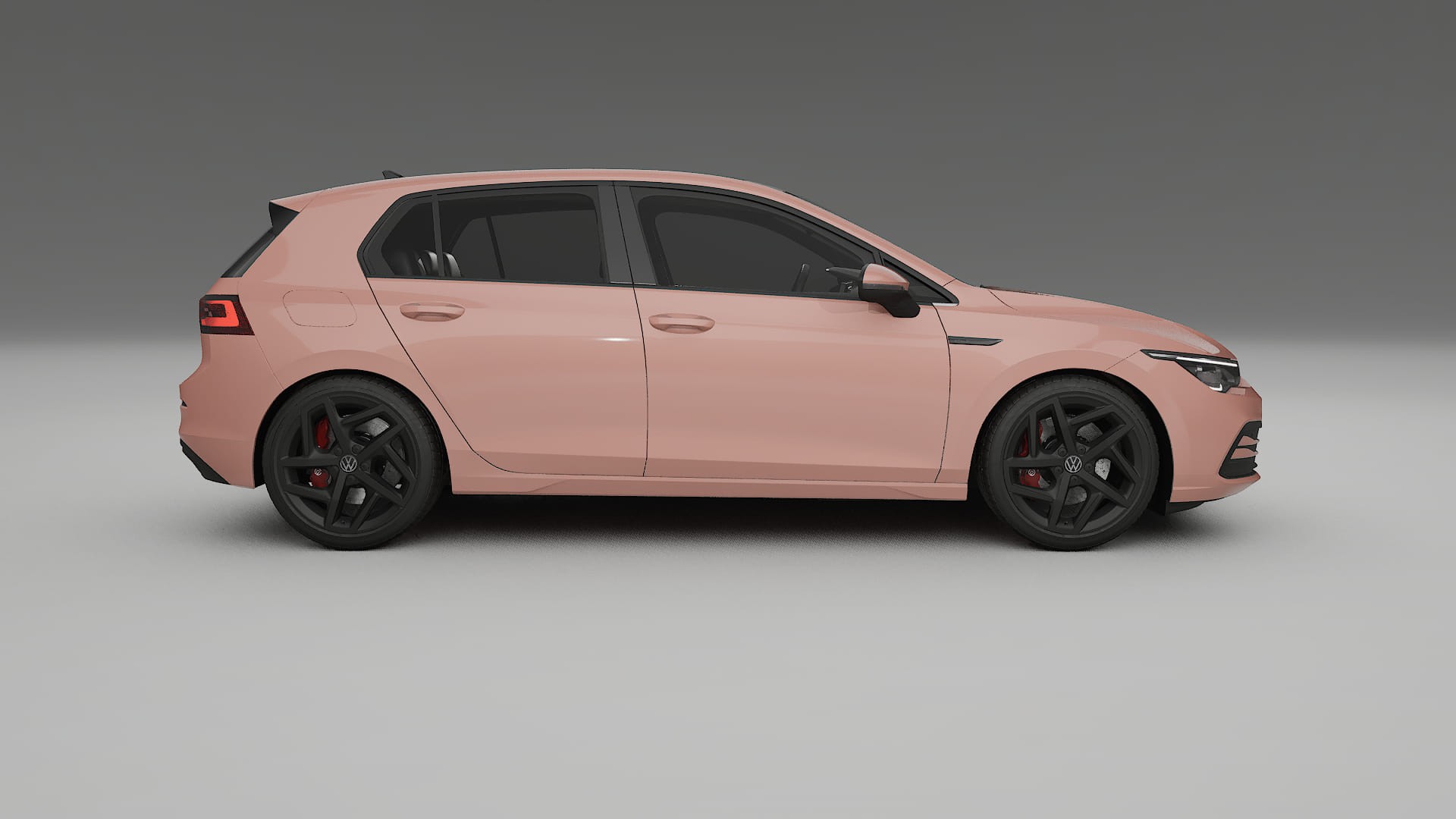 VW Golf Mk8 TPU Lakbeschermingsfolie | BLUSH Kleurveranderende PPF – Volledig Voorgesneden Kit