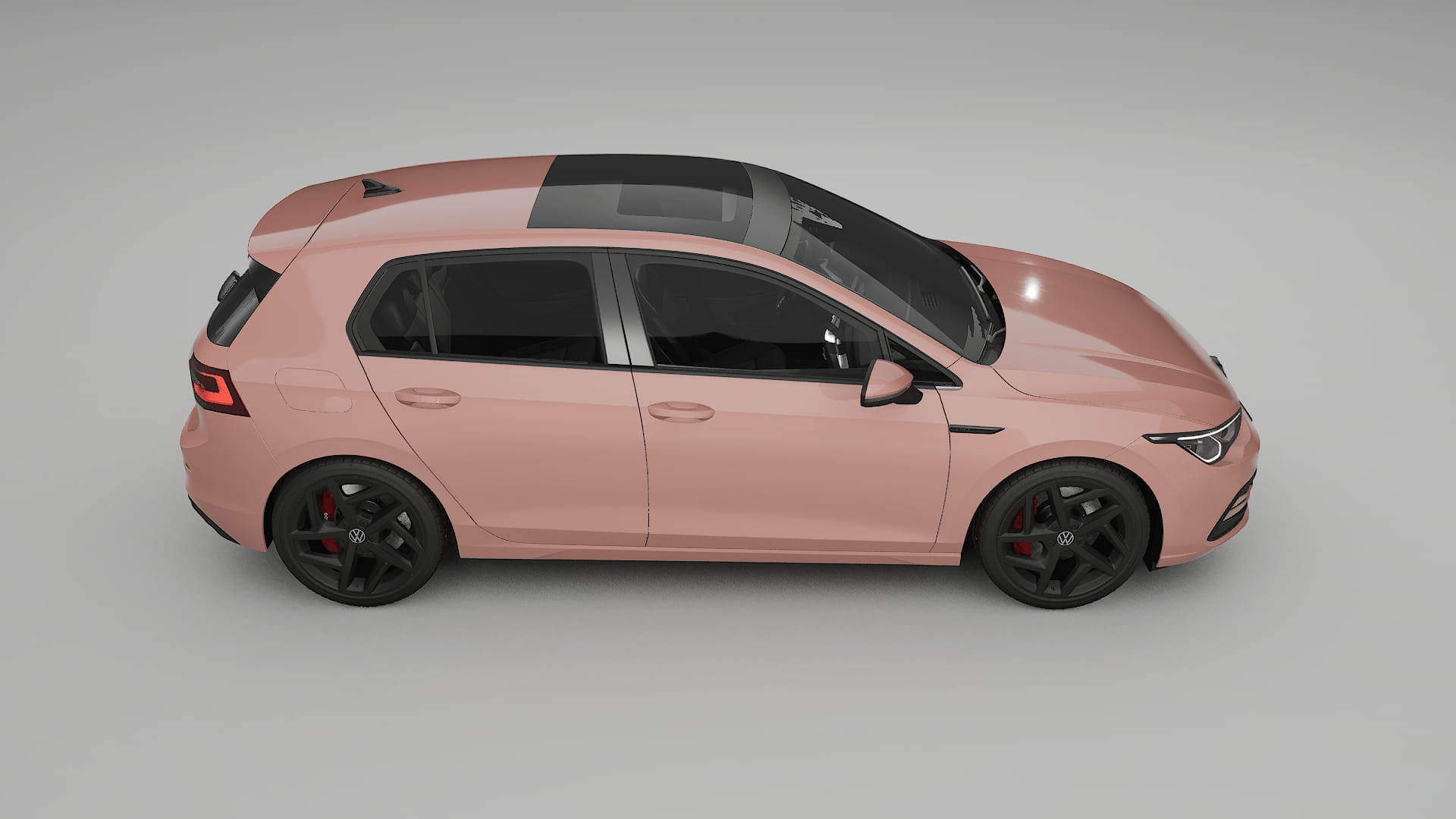 VW Golf Mk8 TPU Lakbeschermingsfolie | BLUSH Kleurveranderende PPF – Volledig Voorgesneden Kit