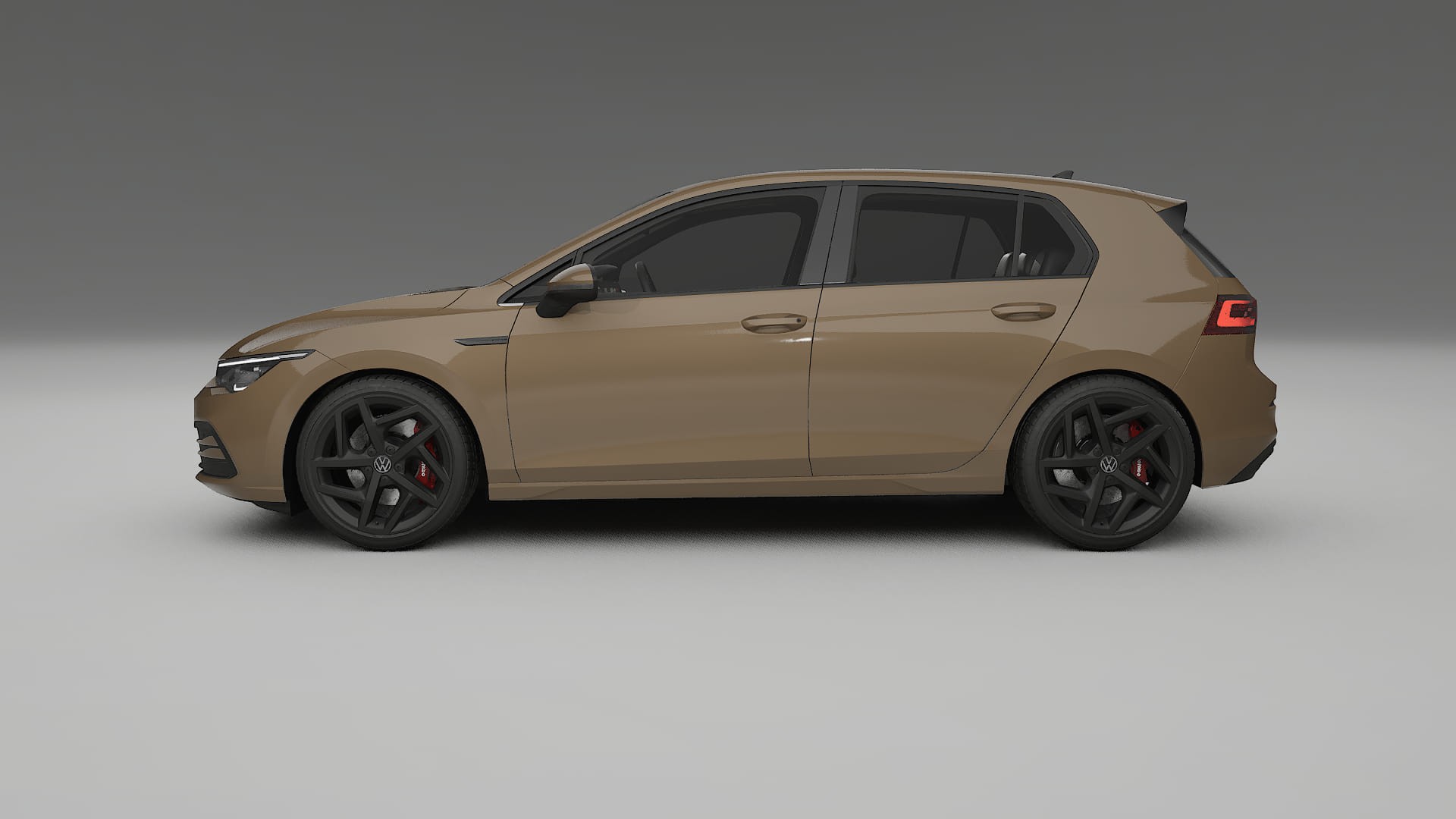 VW Golf Mk8 TPU Lakbeschermingsfolie | SAHARA Kleurveranderende PPF – Volledig Voorgesneden Kit