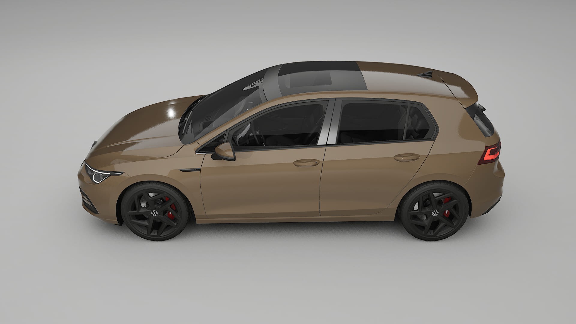 VW Golf Mk8 TPU Lakbeschermingsfolie | SAHARA Kleurveranderende PPF – Volledig Voorgesneden Kit