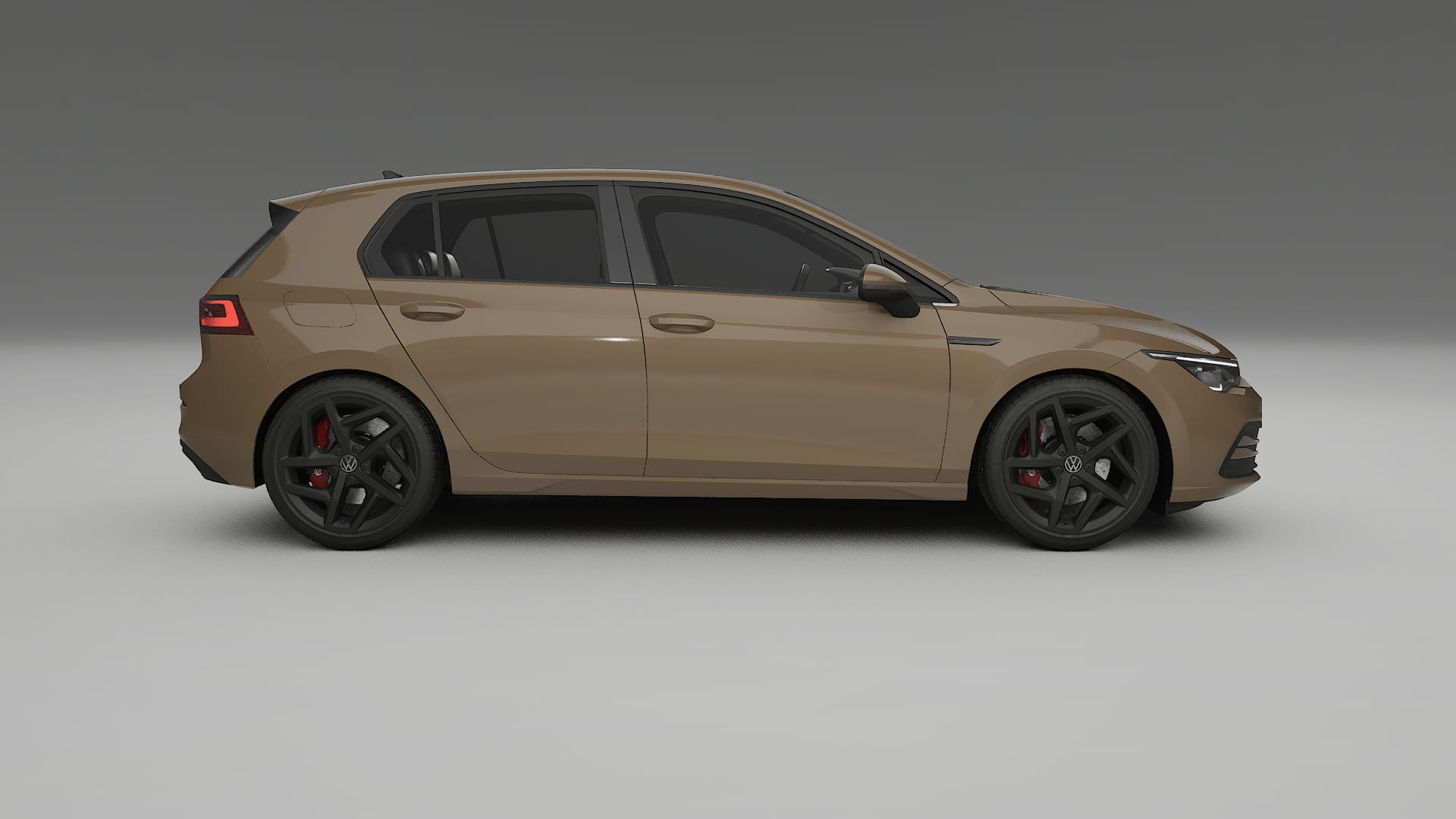 VW Golf Mk8 TPU Lakbeschermingsfolie | SAHARA Kleurveranderende PPF – Volledig Voorgesneden Kit