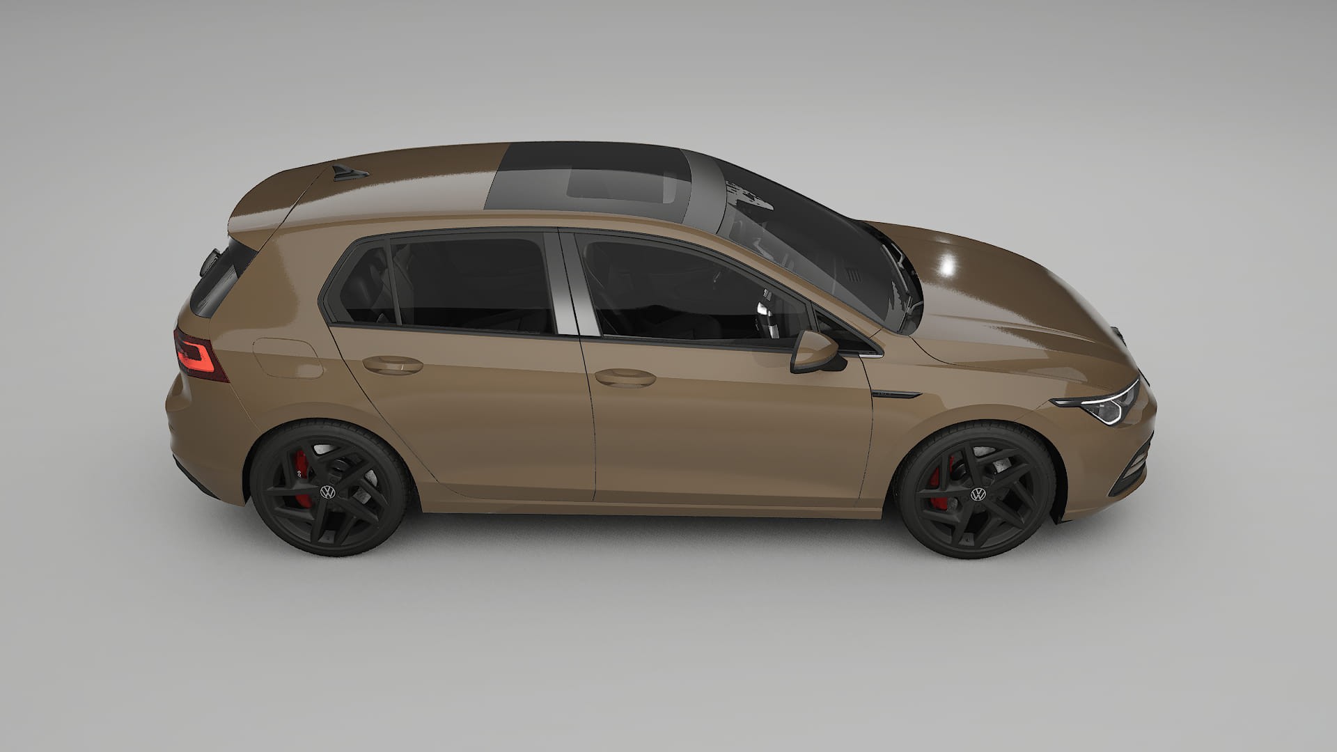 VW Golf Mk8 TPU Lakbeschermingsfolie | SAHARA Kleurveranderende PPF – Volledig Voorgesneden Kit