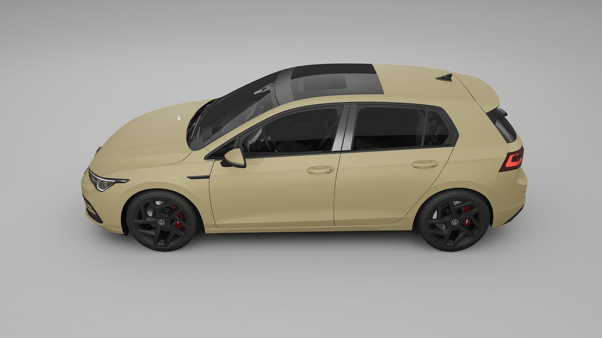 VW Golf Mk8 TPU Lakbeschermingsfolie | SAND Kleurveranderende PPF – Volledig Voorgesneden Kit