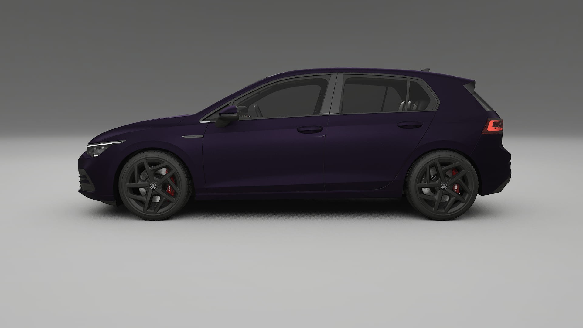 VW Golf Mk8 TPU Lakbeschermingsfolie | VIOLET Kleurveranderende PPF – Volledig Voorgesneden Kit
