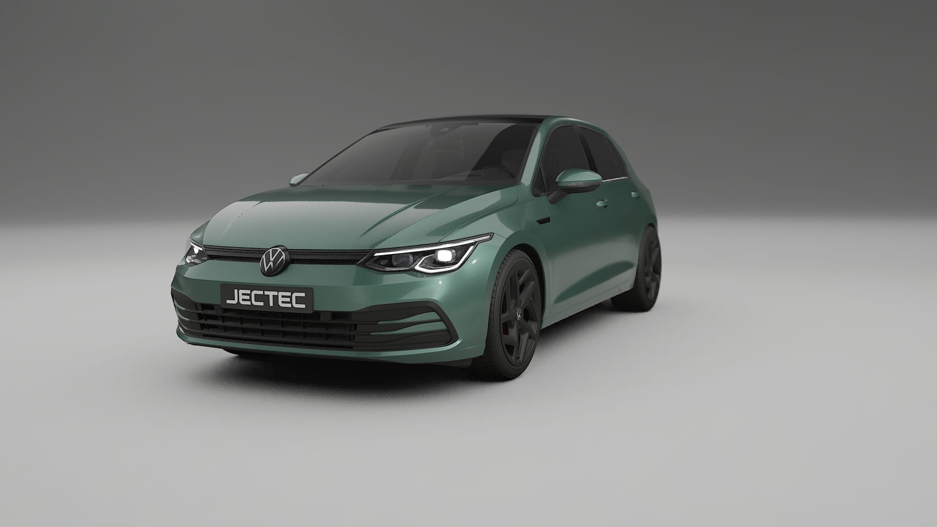 VW Golf Mk8 TPU Lakbeschermingsfolie | EVERGREEN Kleurveranderende PPF – Volledig Voorgesneden Kit