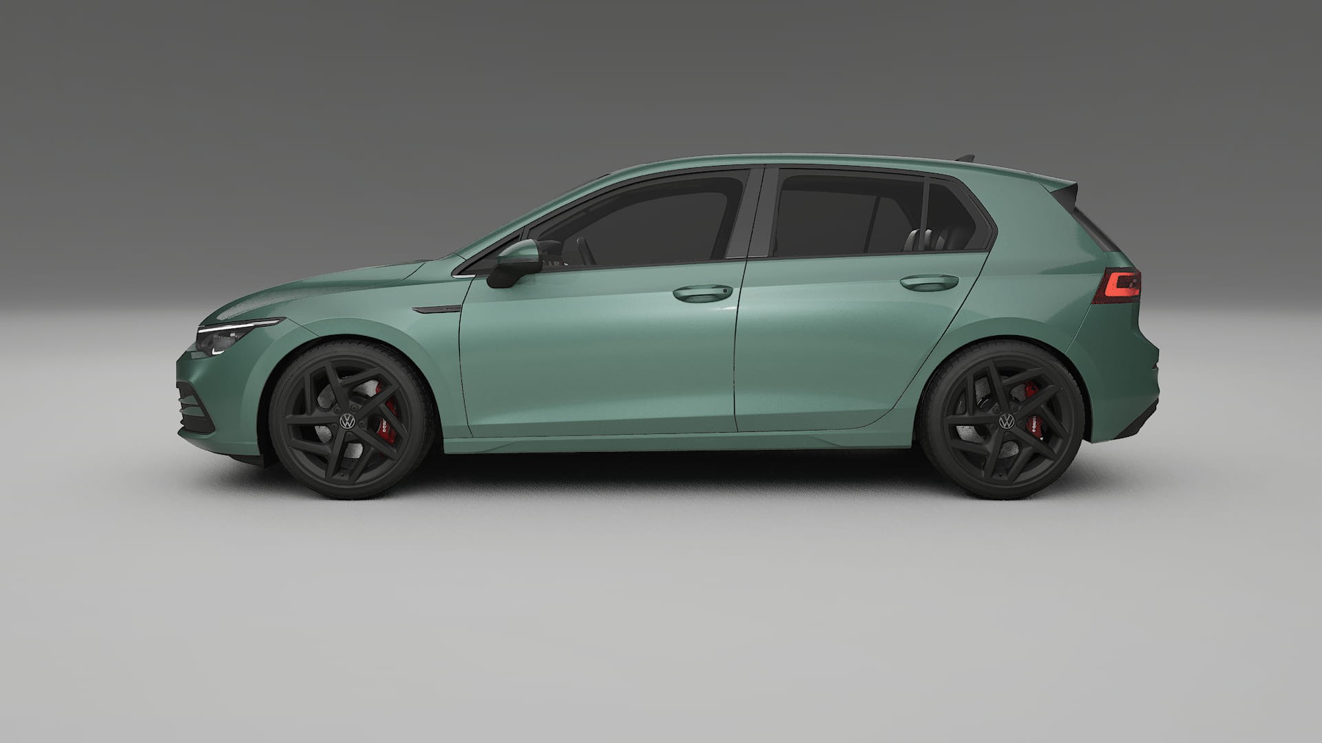 VW Golf Mk8 TPU Lakbeschermingsfolie | EVERGREEN Kleurveranderende PPF – Volledig Voorgesneden Kit