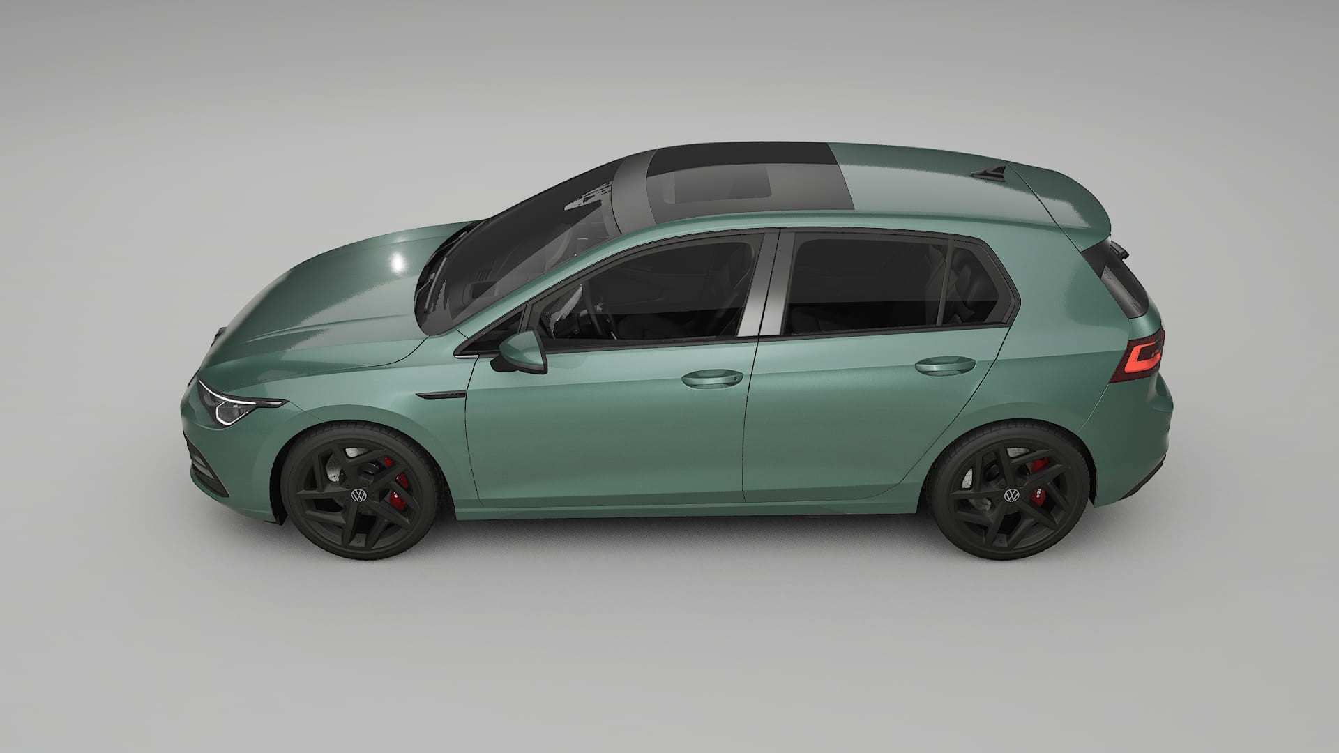 VW Golf Mk8 TPU Lakbeschermingsfolie | EVERGREEN Kleurveranderende PPF – Volledig Voorgesneden Kit