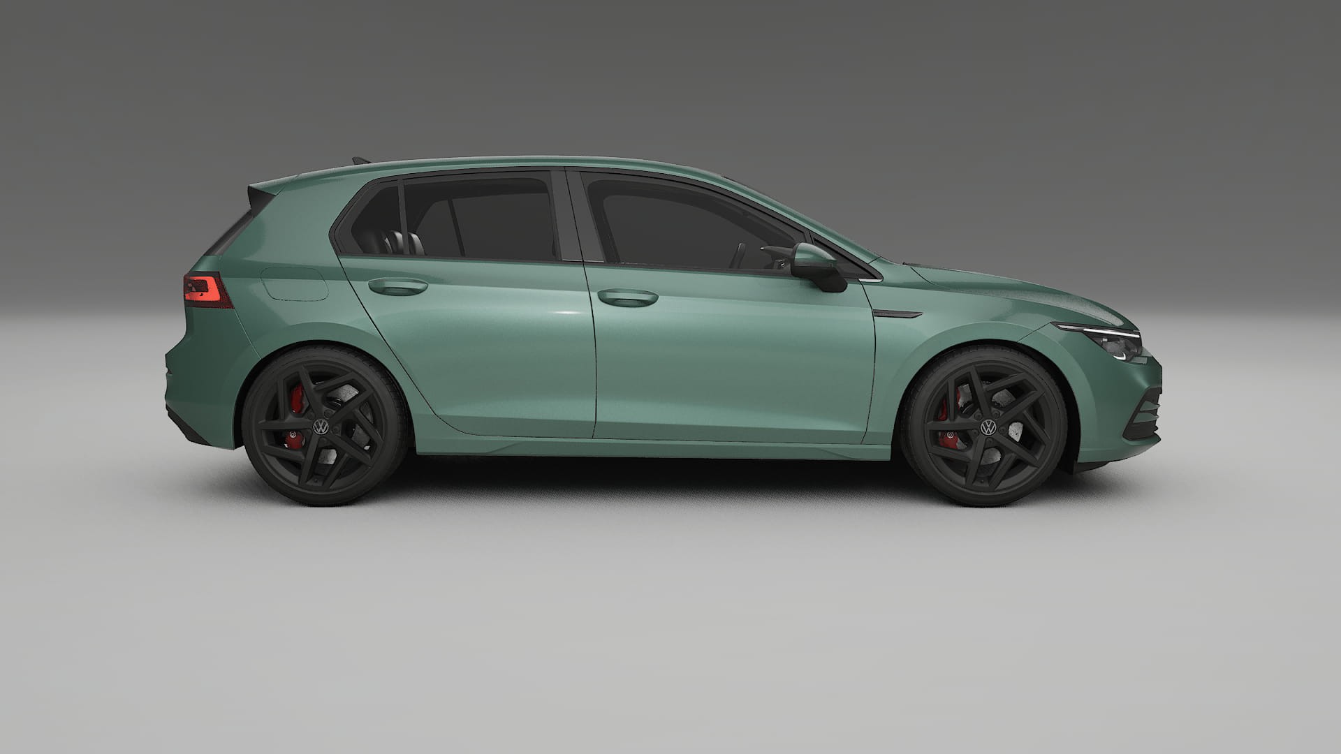 VW Golf Mk8 TPU Lakbeschermingsfolie | EVERGREEN Kleurveranderende PPF – Volledig Voorgesneden Kit