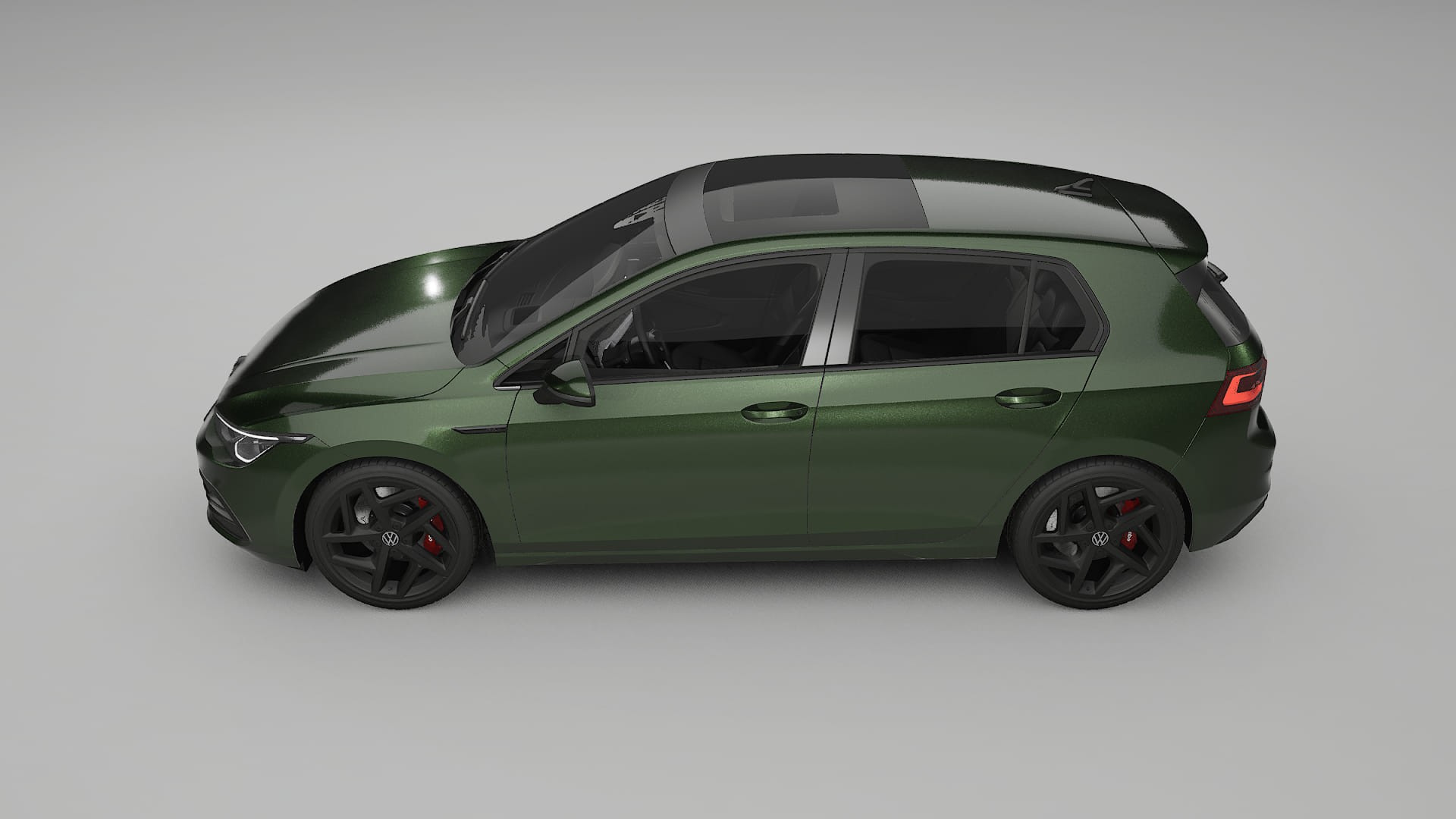 VW Golf Mk8 TPU Lakbeschermingsfolie | LAGOON Kleurveranderende PPF – Volledig Voorgesneden Kit