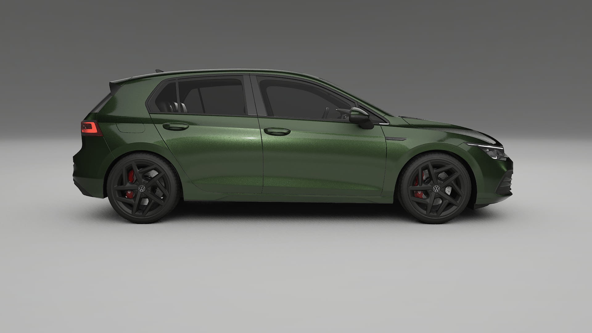 VW Golf Mk8 TPU Lakbeschermingsfolie | LAGOON Kleurveranderende PPF – Volledig Voorgesneden Kit