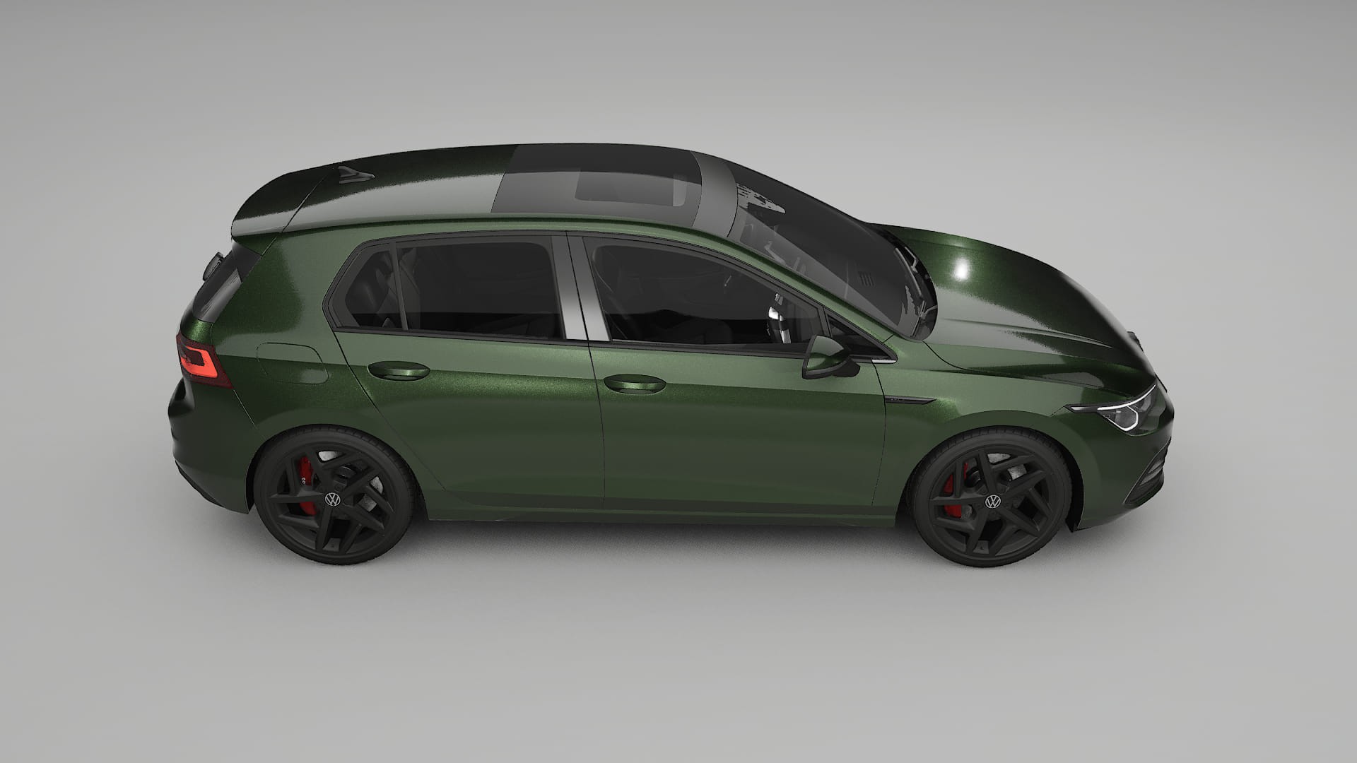 VW Golf Mk8 TPU Lakbeschermingsfolie | LAGOON Kleurveranderende PPF – Volledig Voorgesneden Kit