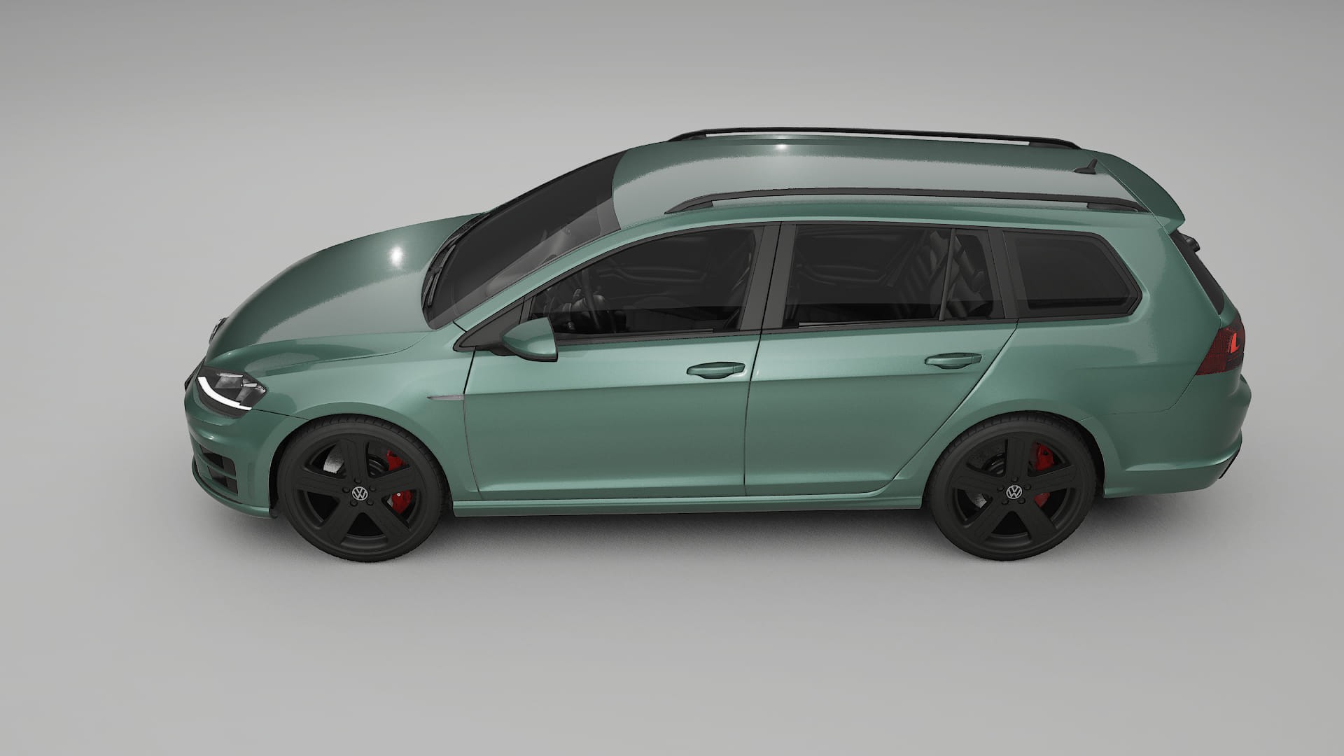 VW Golf Variant Mk7 TPU Lakbeschermingsfolie | EVERGREEN Kleurveranderende PPF – Volledig Voorgesneden Kit