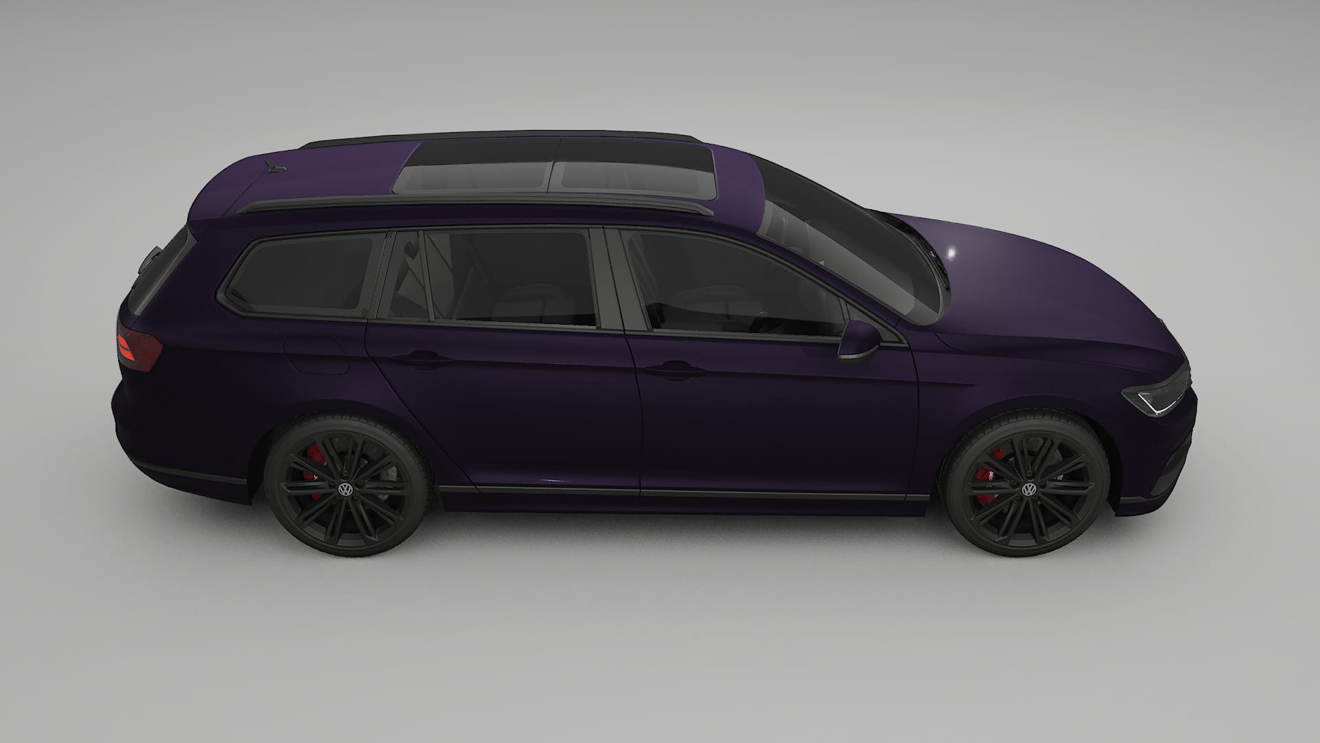VW Passat Variant R B8 TPU Lakbeschermingsfolie | VIOLET Kleurveranderende PPF – Volledig Voorgesneden Kit