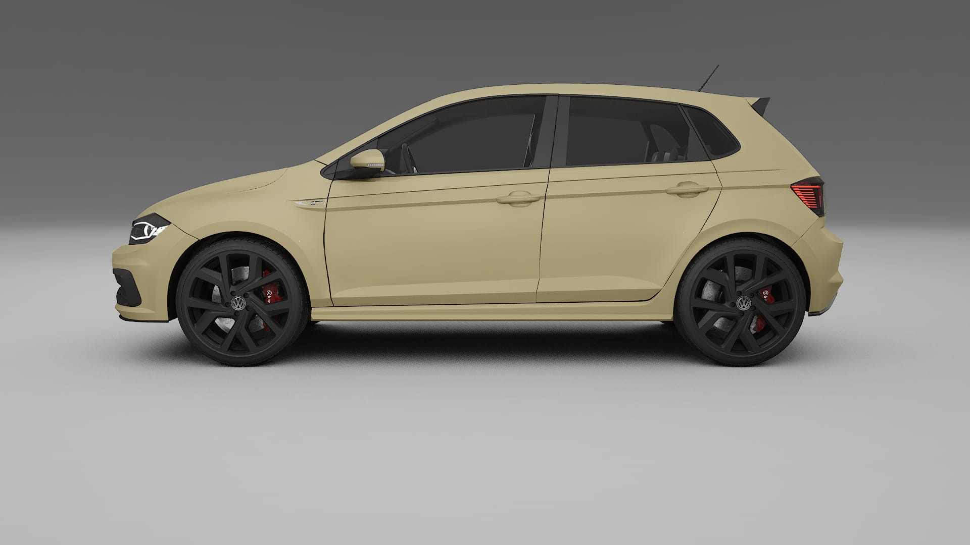 VW Polo GTI VI TPU Lakbeschermingsfolie | SAND Kleurveranderende PPF – Volledig Voorgesneden Kit